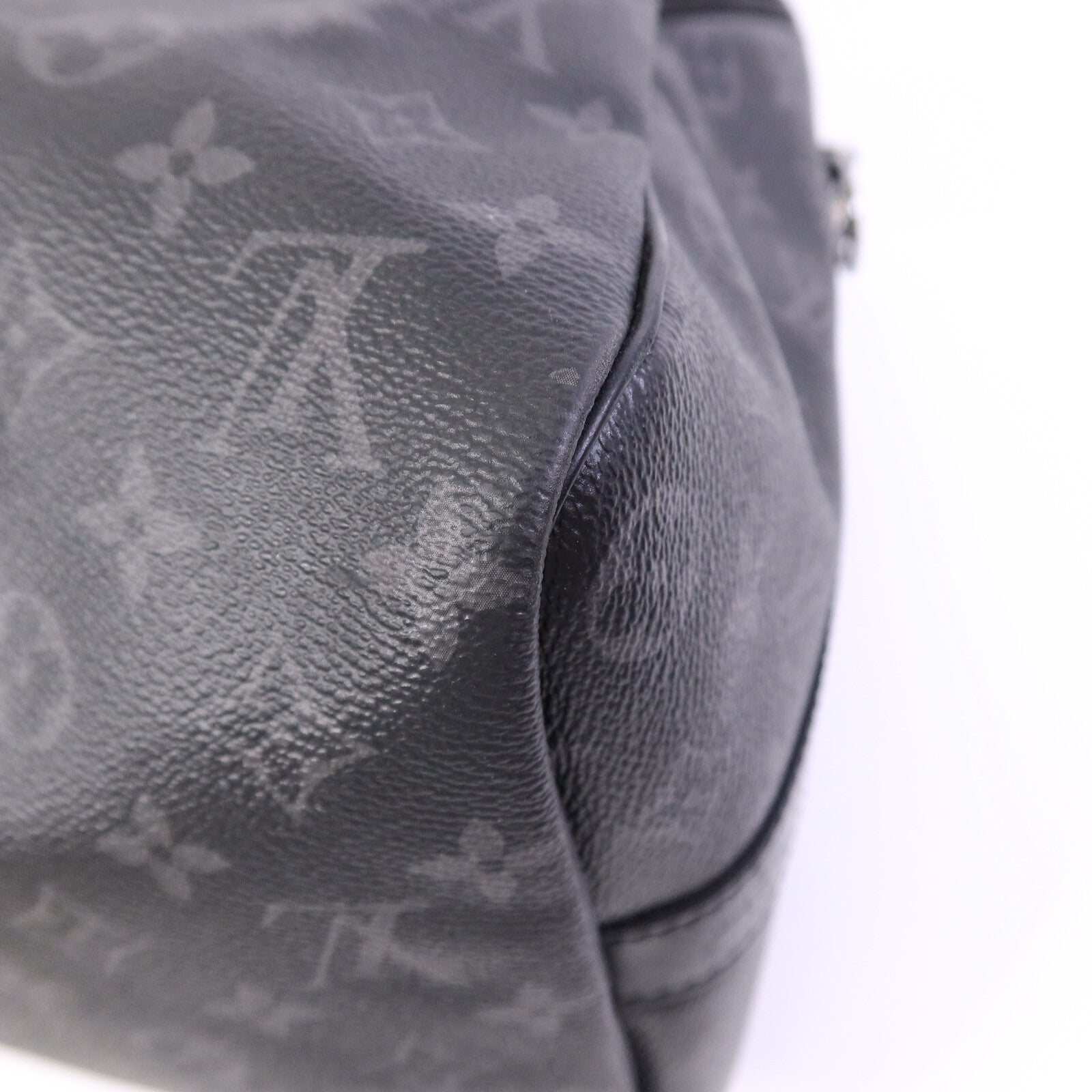 LOUIS VUITTON Monogram Eclipse Keepall 45 Bandoulie手挽肩背兩用袋
