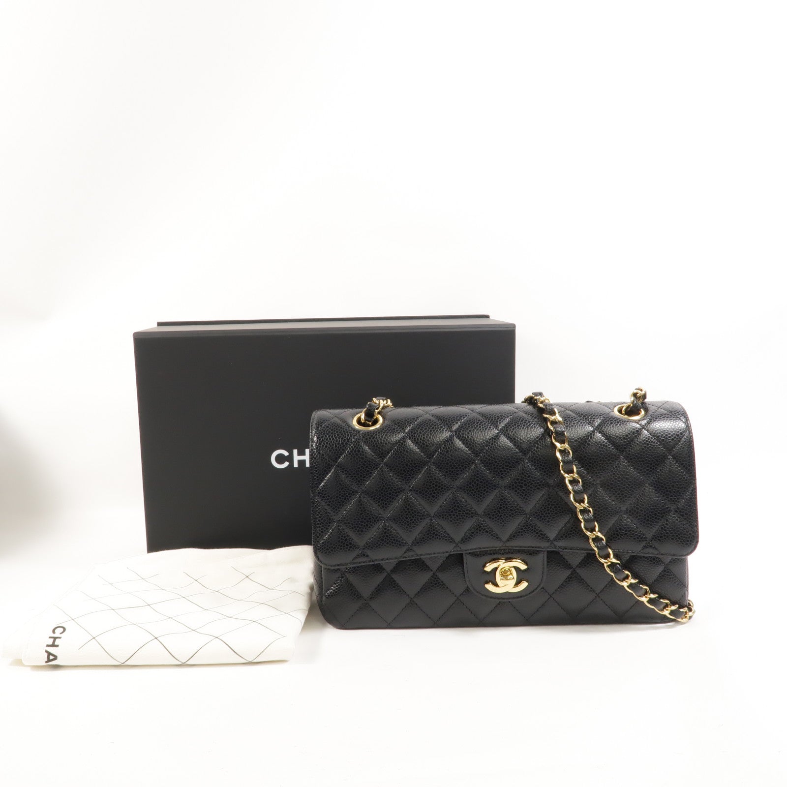 CHANEL 牛皮皮革Classic 25鏈帶肩背袋