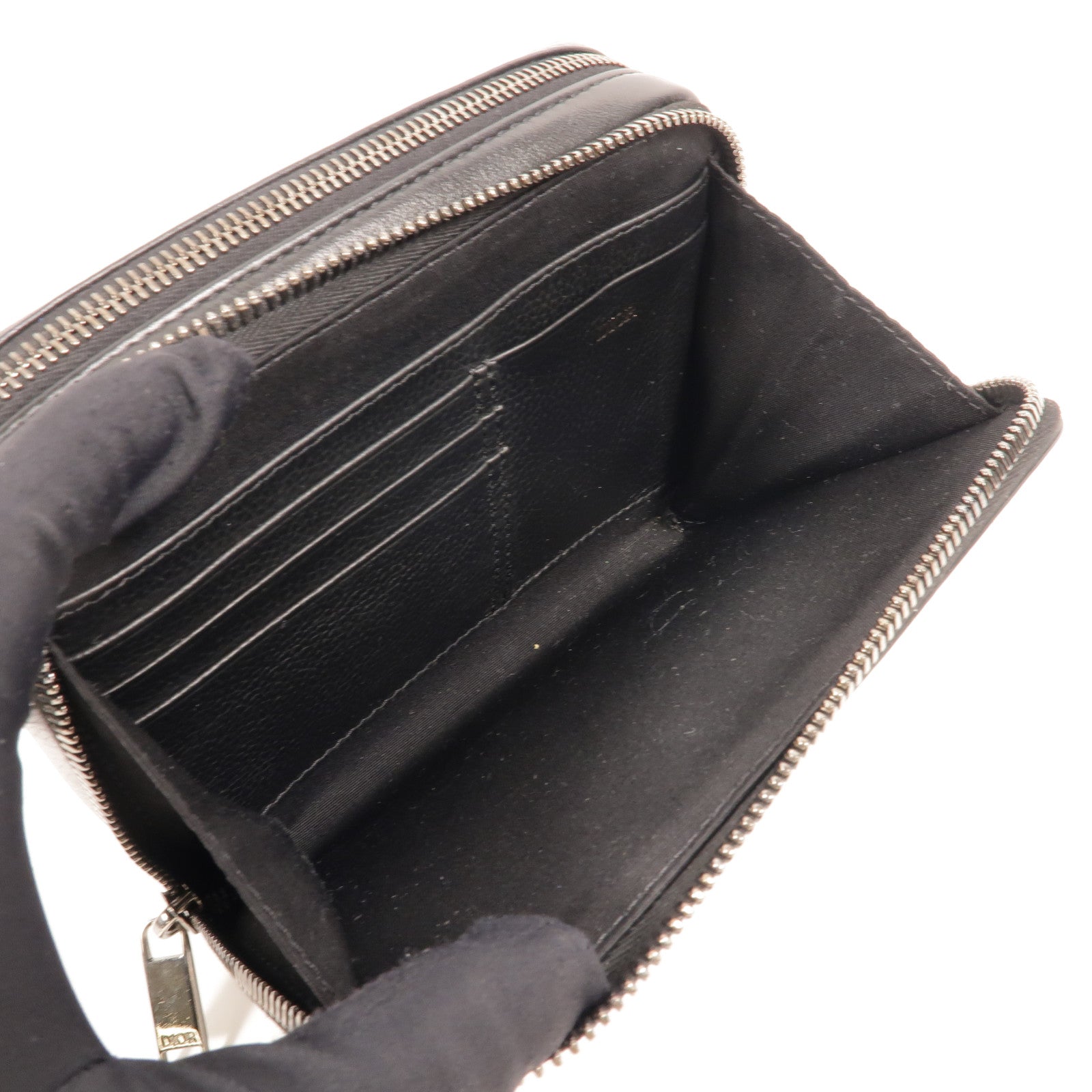 Dior 牛皮皮革CD Icon Zipped Pouch With Strap肩背袋