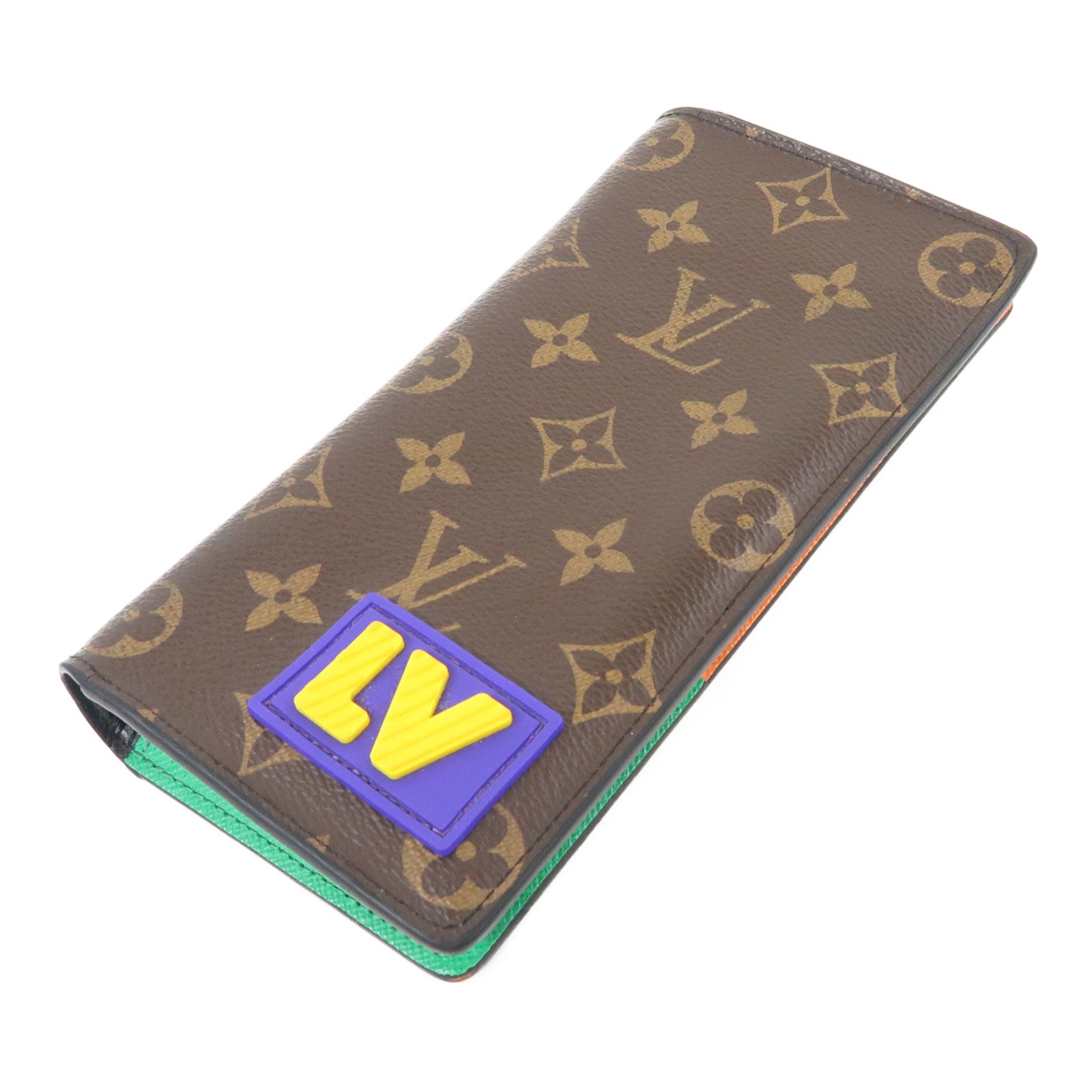 LOUIS VUITTON Monogram Portefeuille Brazza NM Long Wallet長錢包啡色