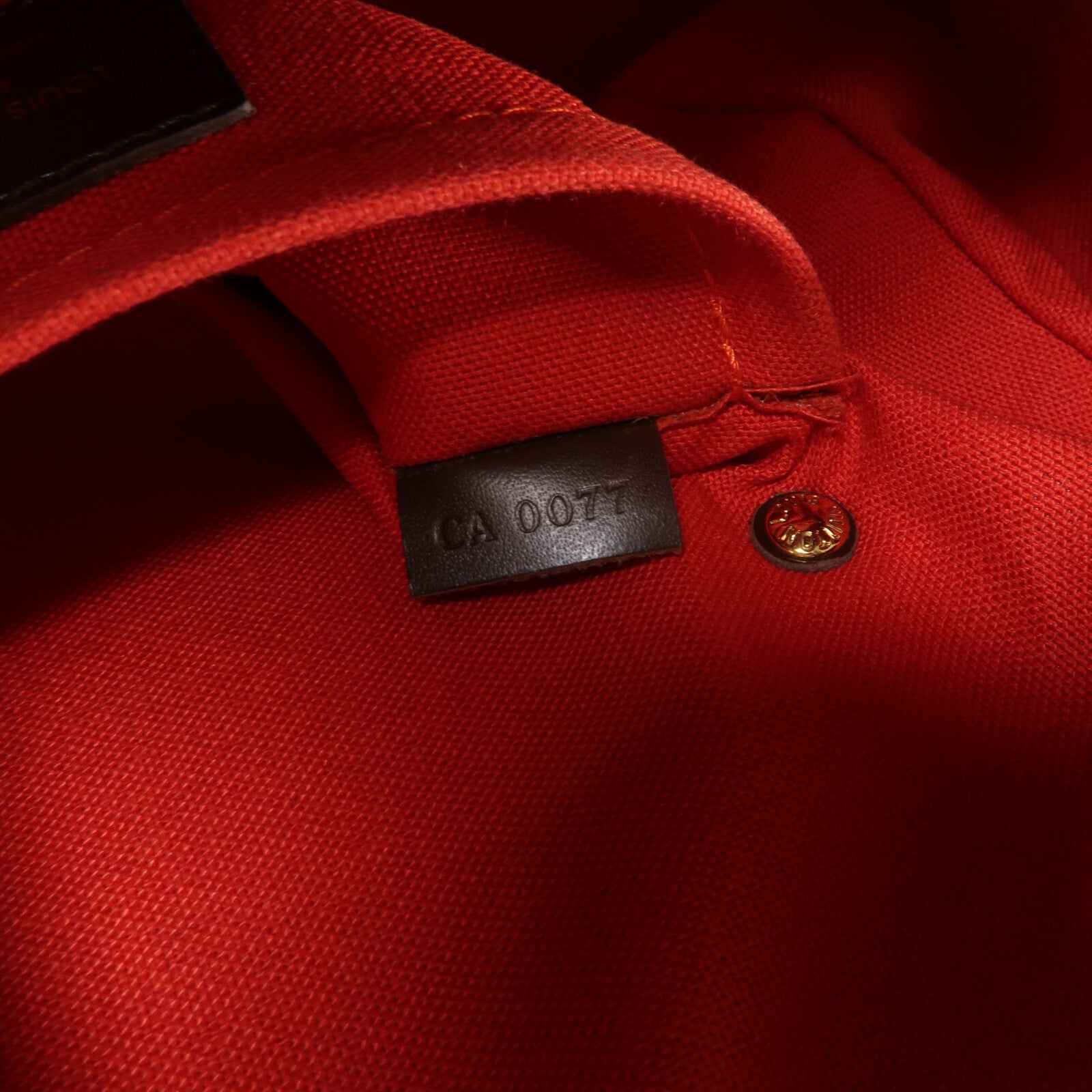 LOUIS VUITTON Damier Ribera MM金扣手挽袋