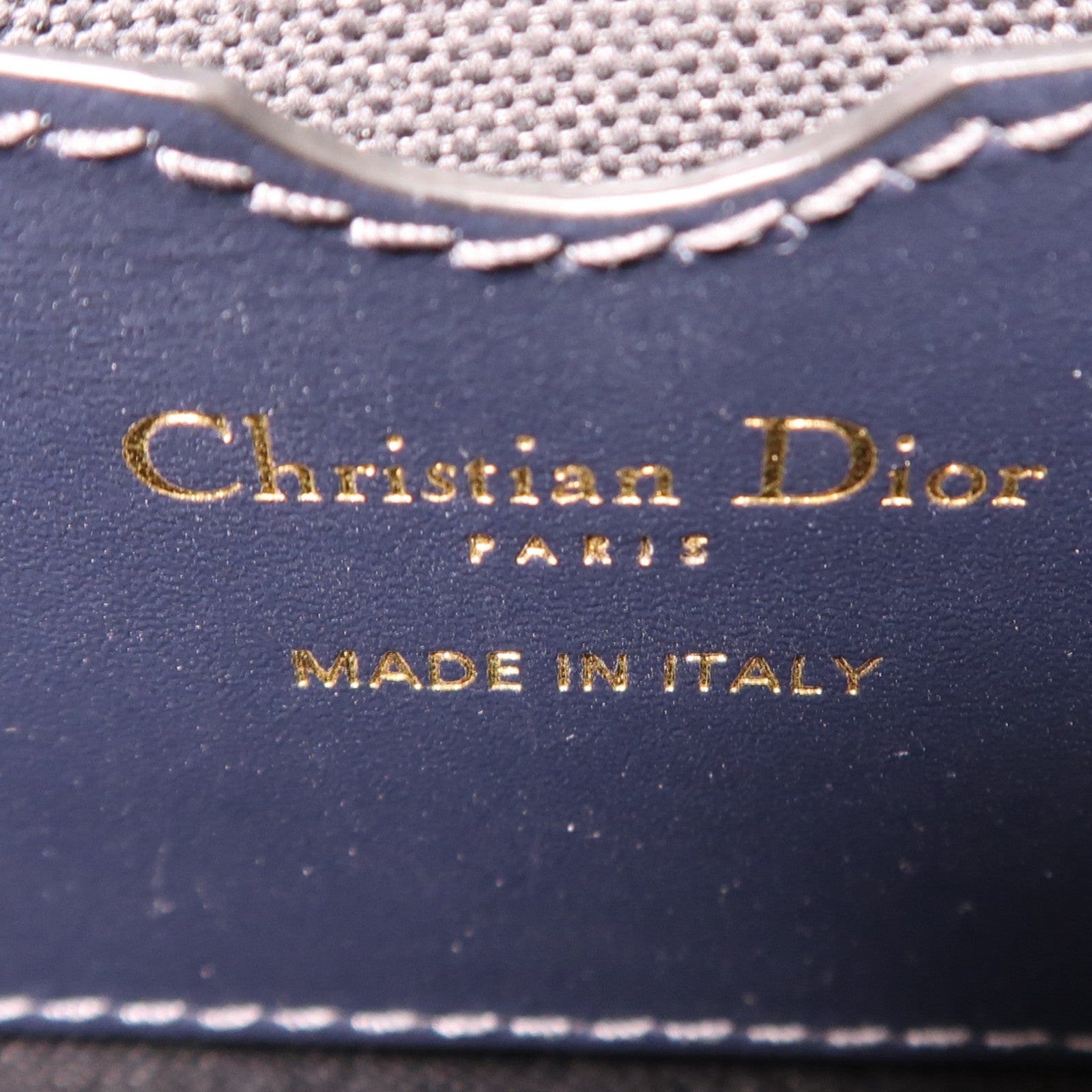 Dior 帆布Bobby金扣肩背袋