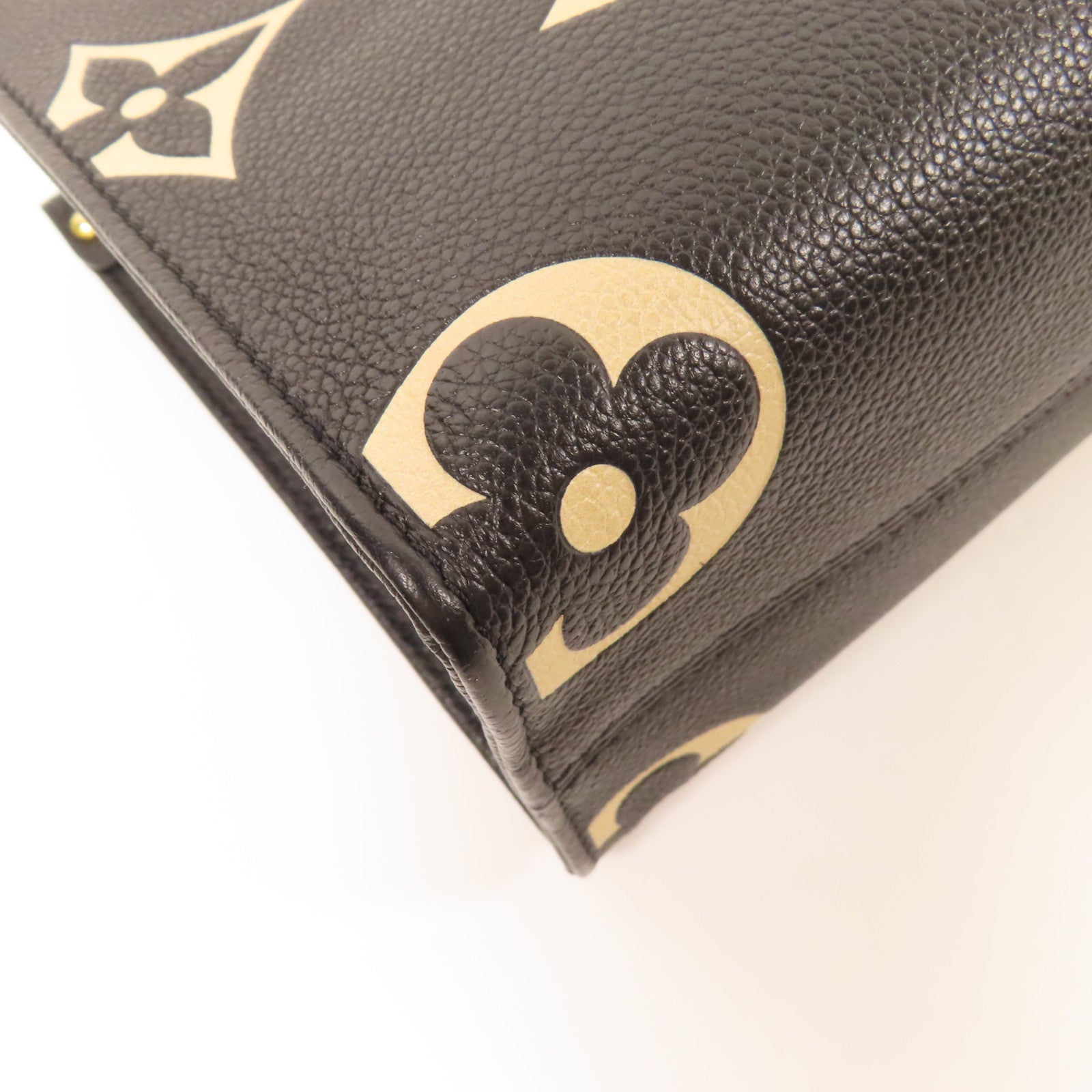 LOUIS VUITTON Monogram Empreinte On The Go PM金扣手挽肩背兩用袋
