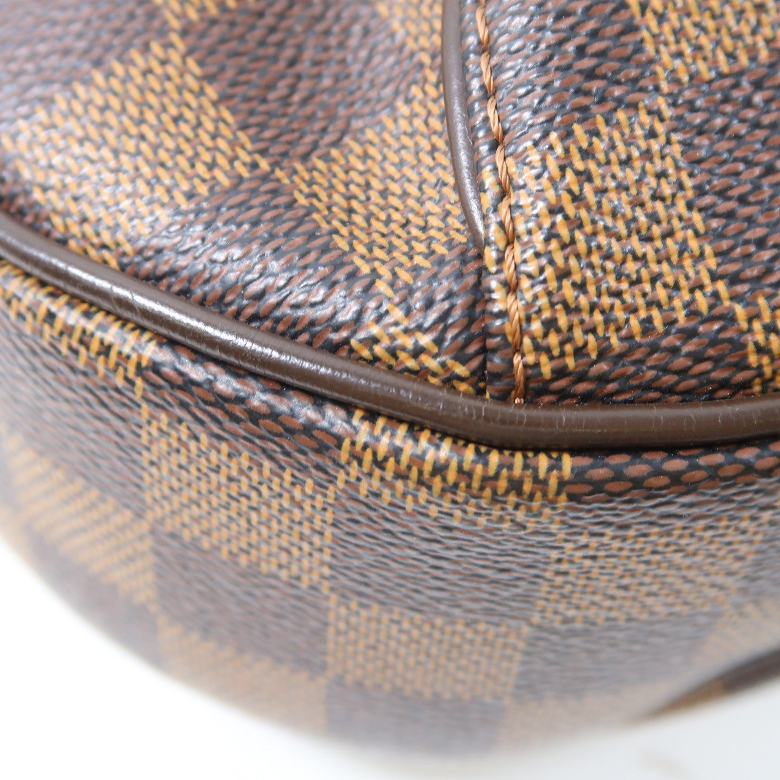 LOUIS VUITTON Damier Ebene Thames PM金扣肩背袋啡色
