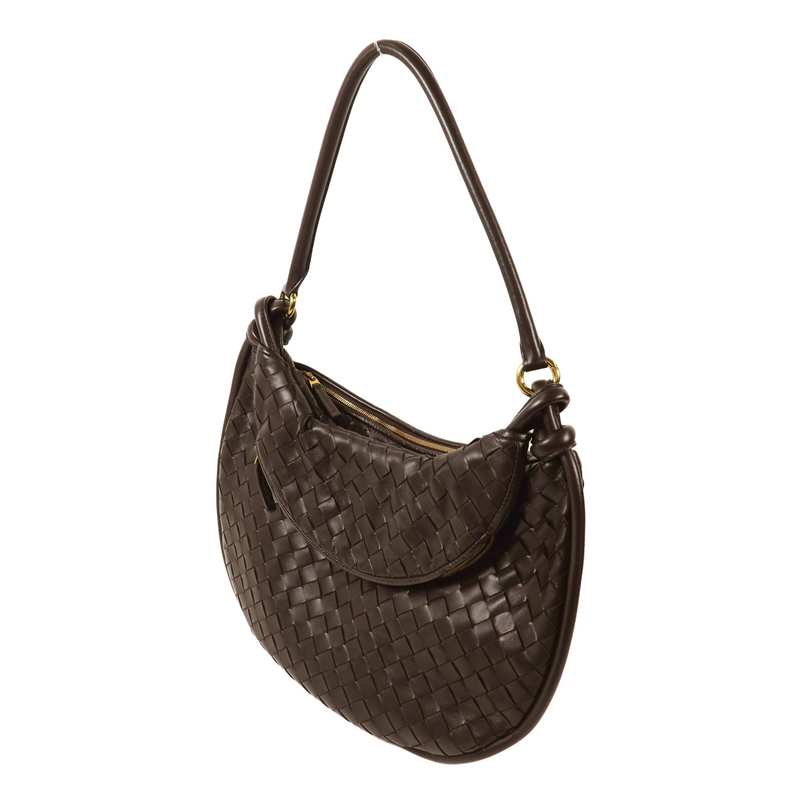BOTTEGA VENETA 羊皮皮革Gemelli金扣肩背袋