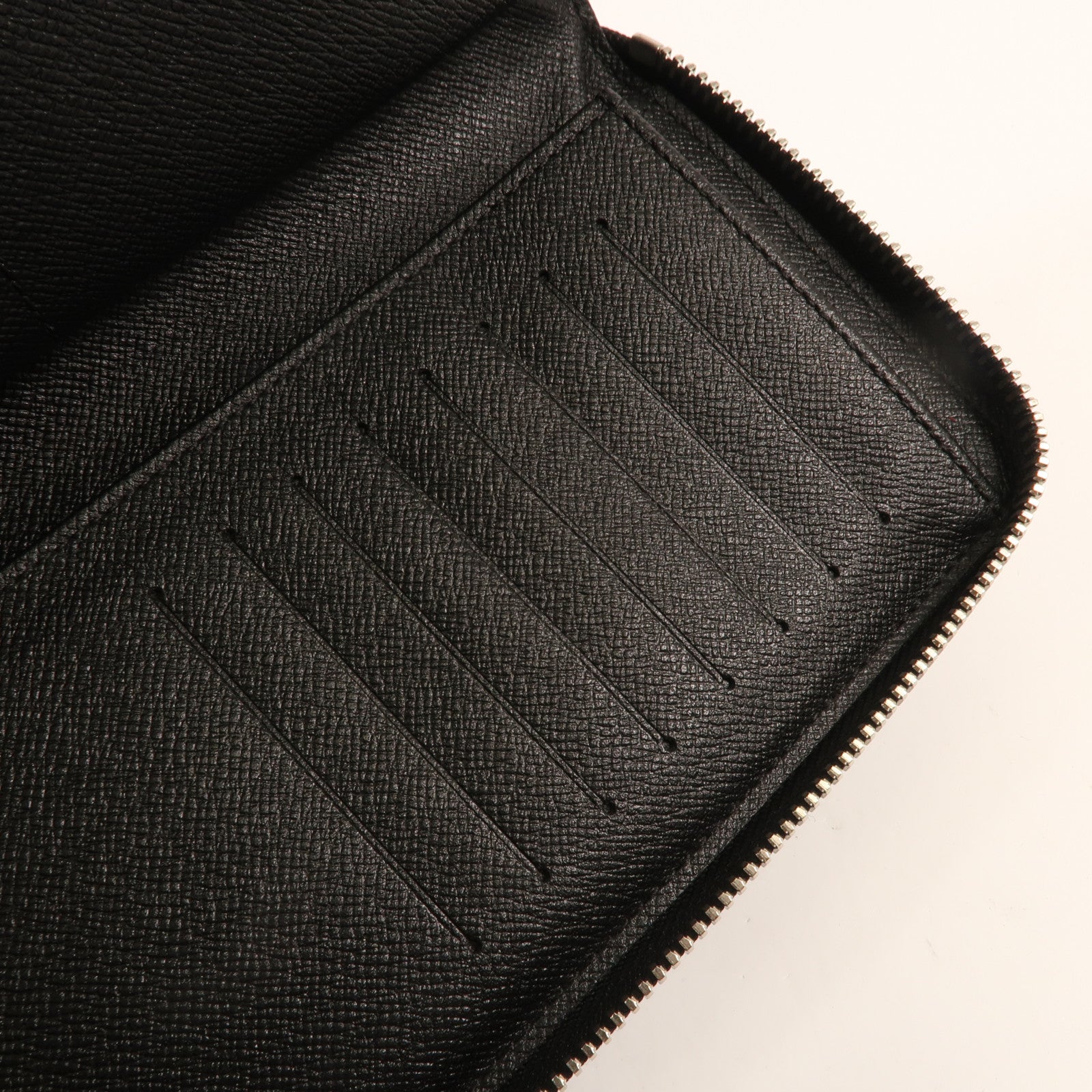 LOUIS VUITTON Damier Graphite Zippy Wallet銀扣長錢包