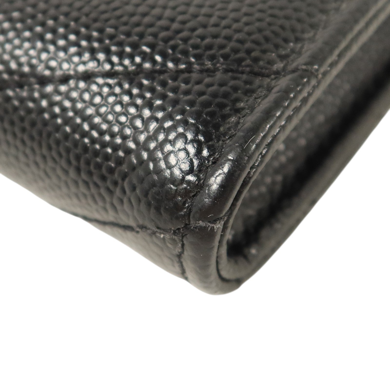 SAINT LAURENT 牛皮Cassandre Matelasse Long Wallet金扣長錢包