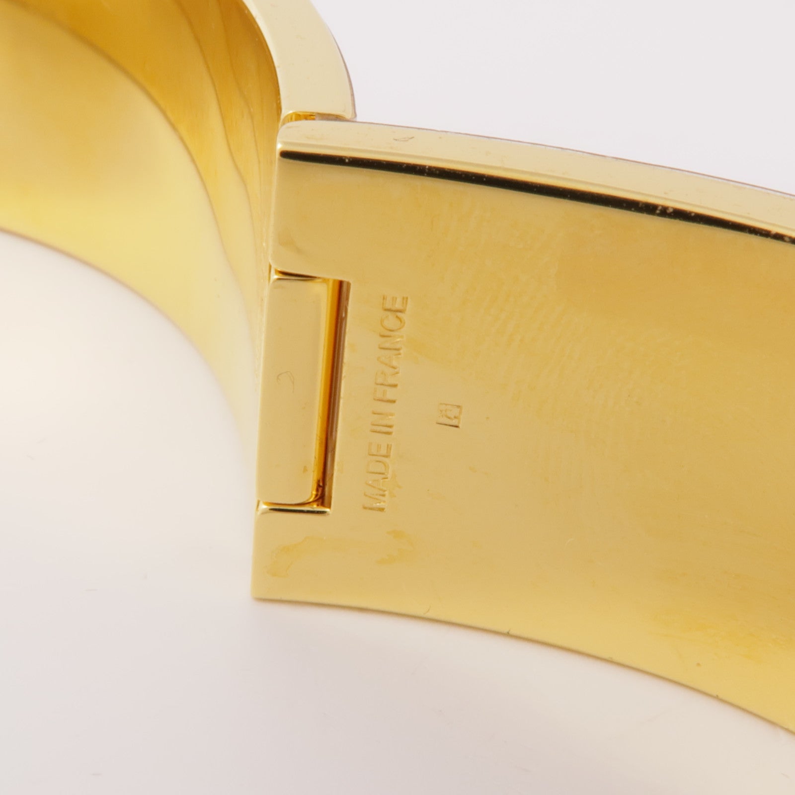 HERMES 金屬Clic Clac H手鐲Orange