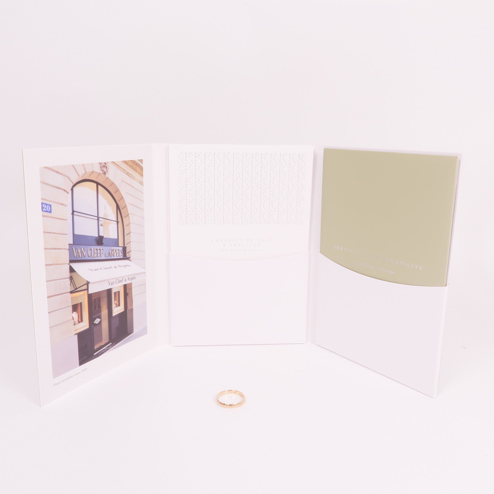 Van Cleef & Arpels 18K玫瑰金Ring戒指VCA#53/US#6.5