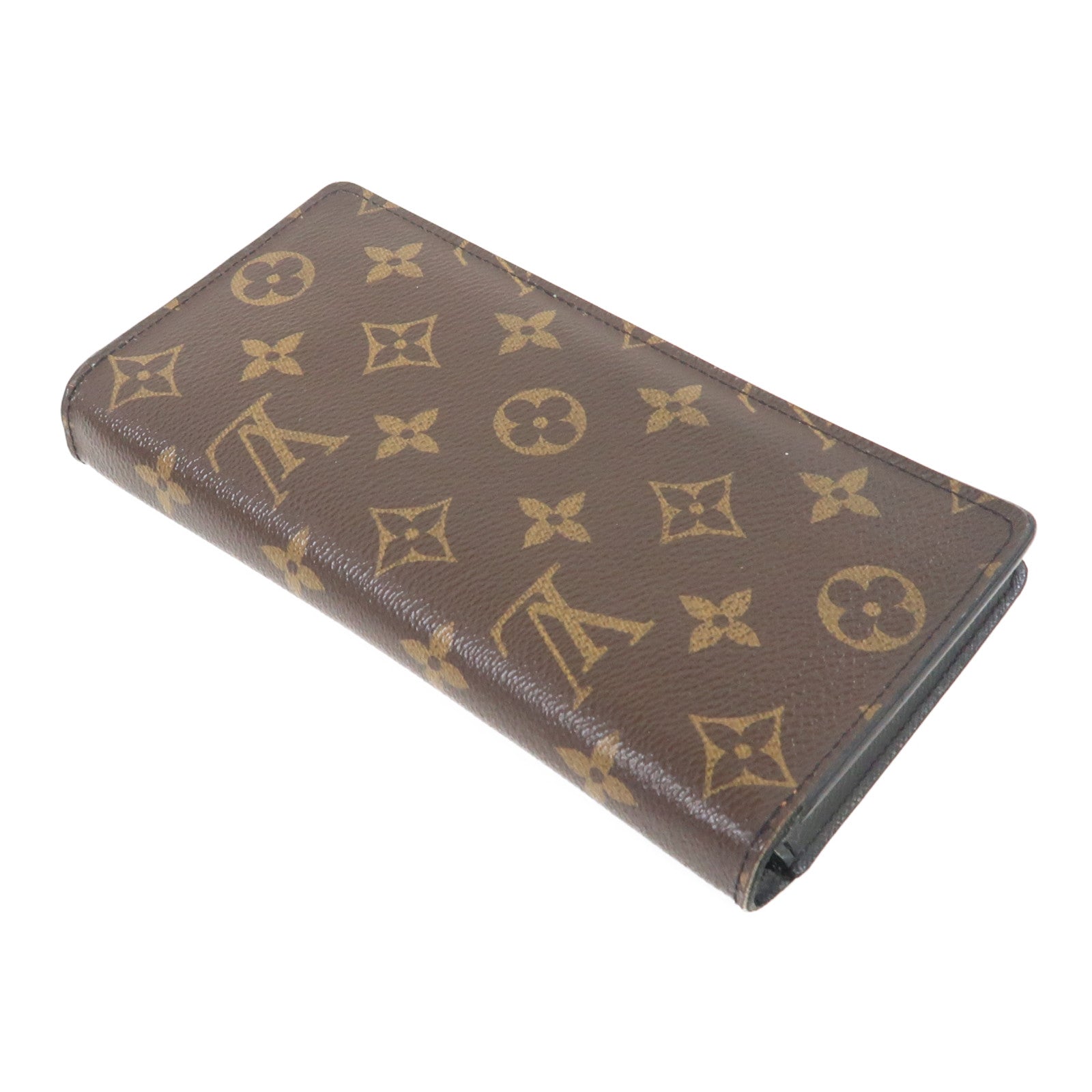 LOUIS VUITTON Monogram Portefeuille Brazza NM Long Wallet長錢包啡色