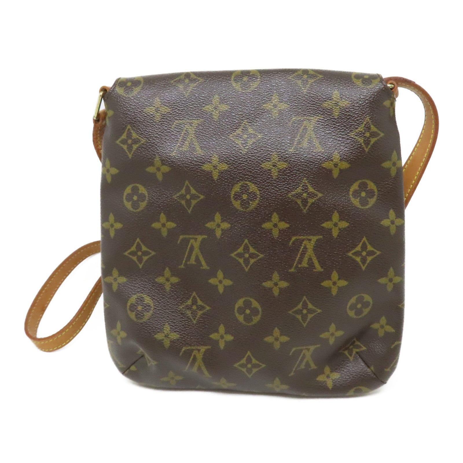 LOUIS VUITTON 【激減優惠】Monogram Musette Salsa Long金扣肩背袋啡色