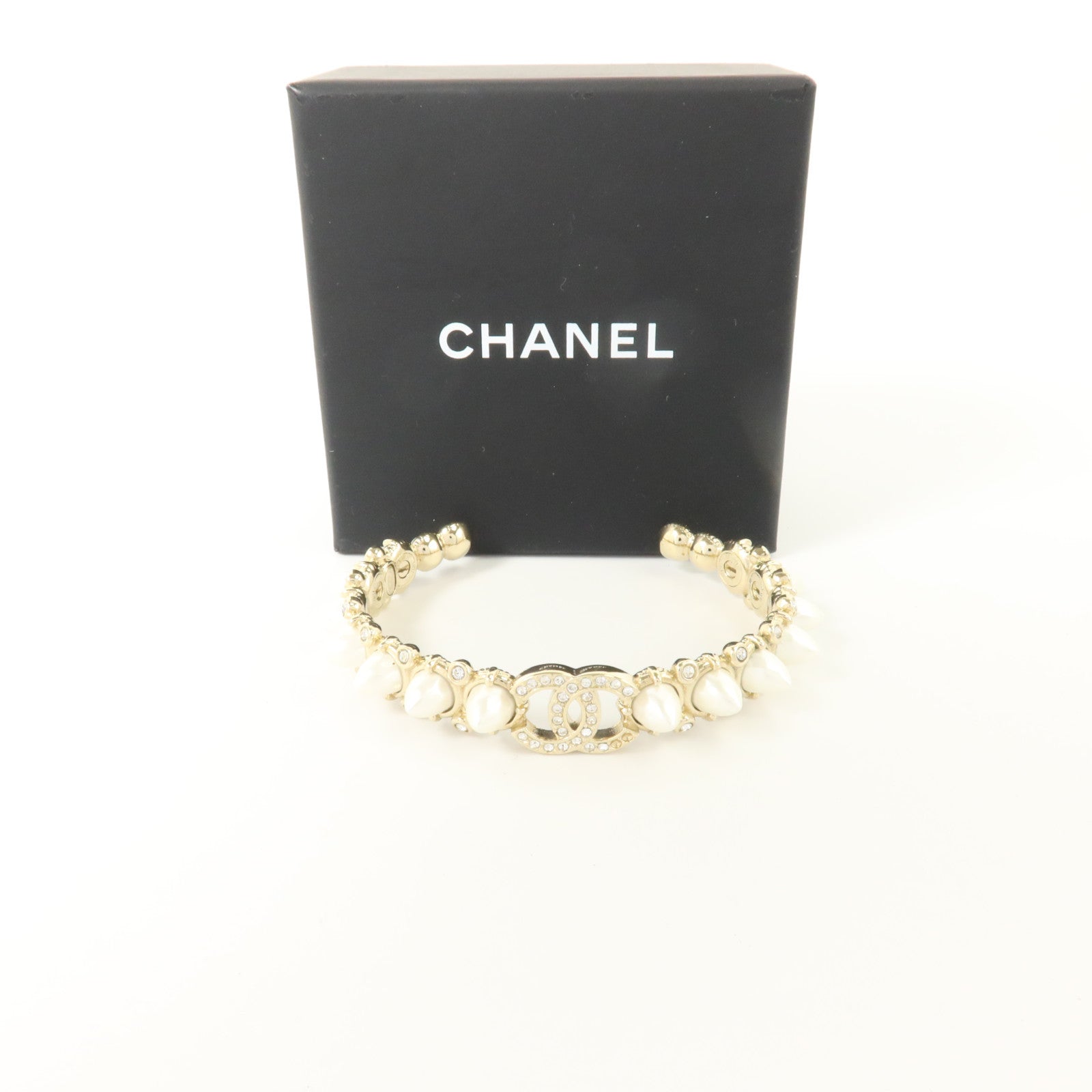CHANEL 金屬/PVC Bangle手鐲