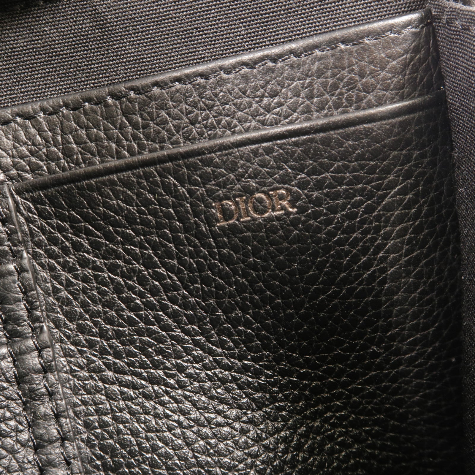 Dior 牛皮皮革CD Icon Zipped Pouch With Strap肩背袋