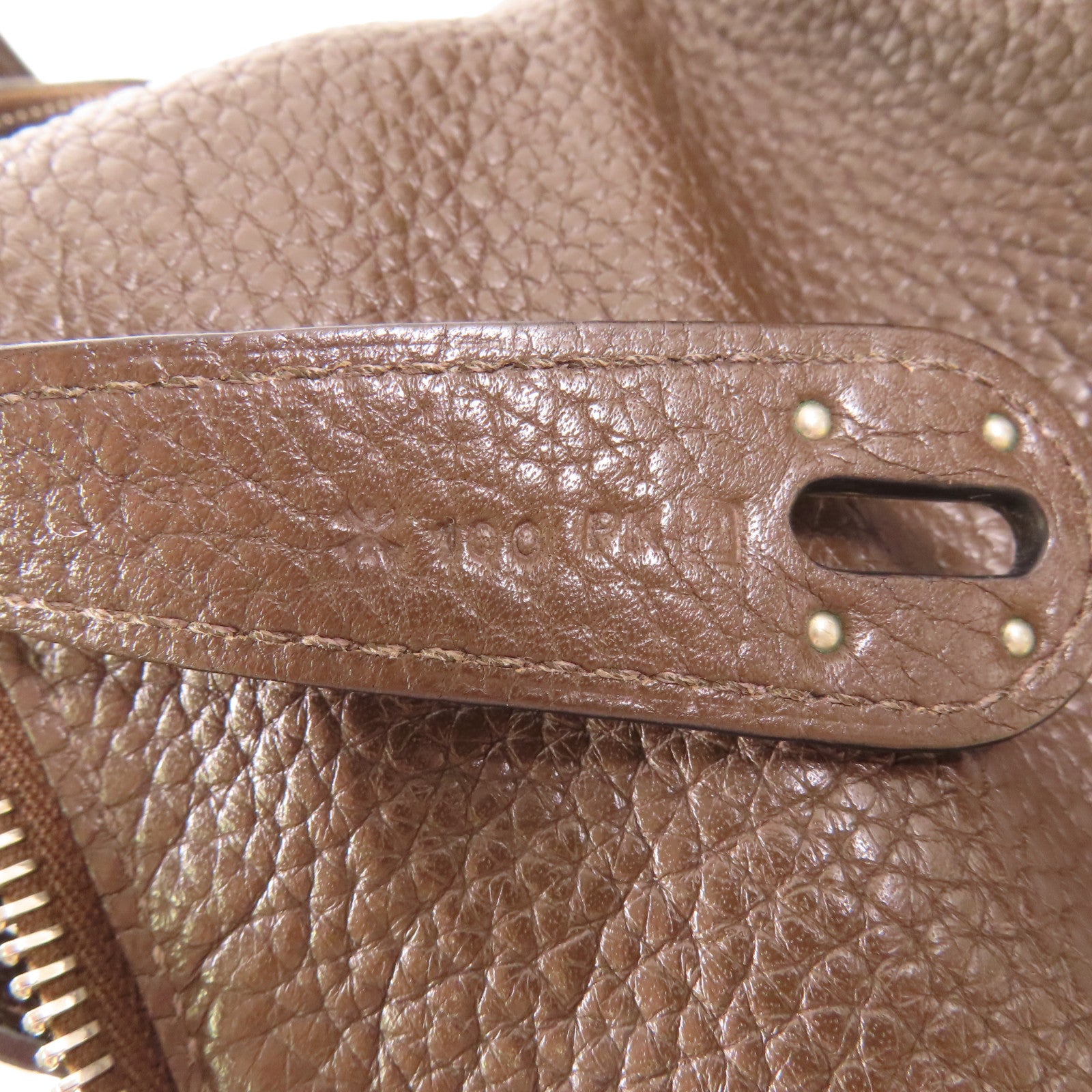 HERMES Clemence皮革Lindy 30銀扣肩背袋Cafe