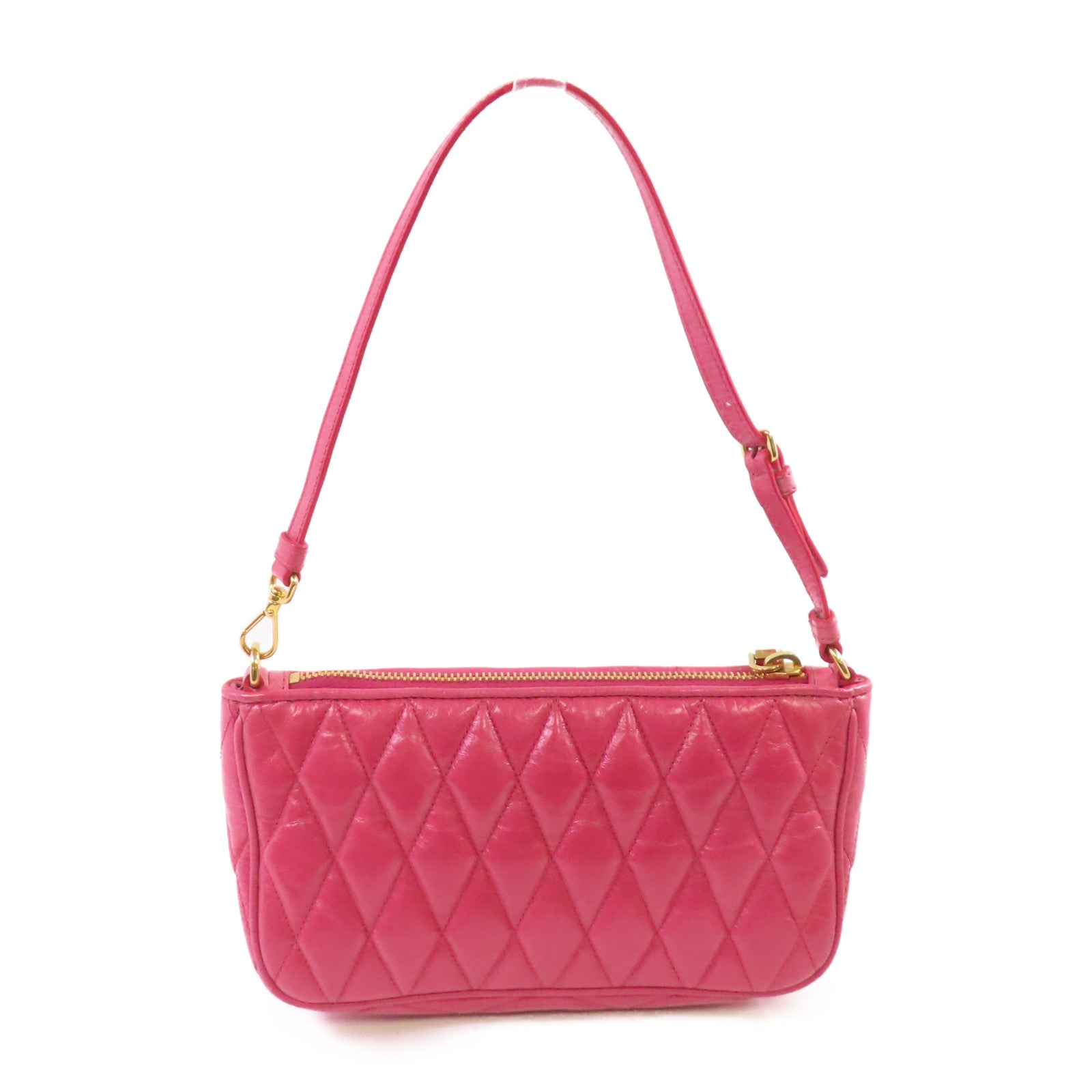 Miu Miu 牛皮皮革Hand Bag金扣手挽袋