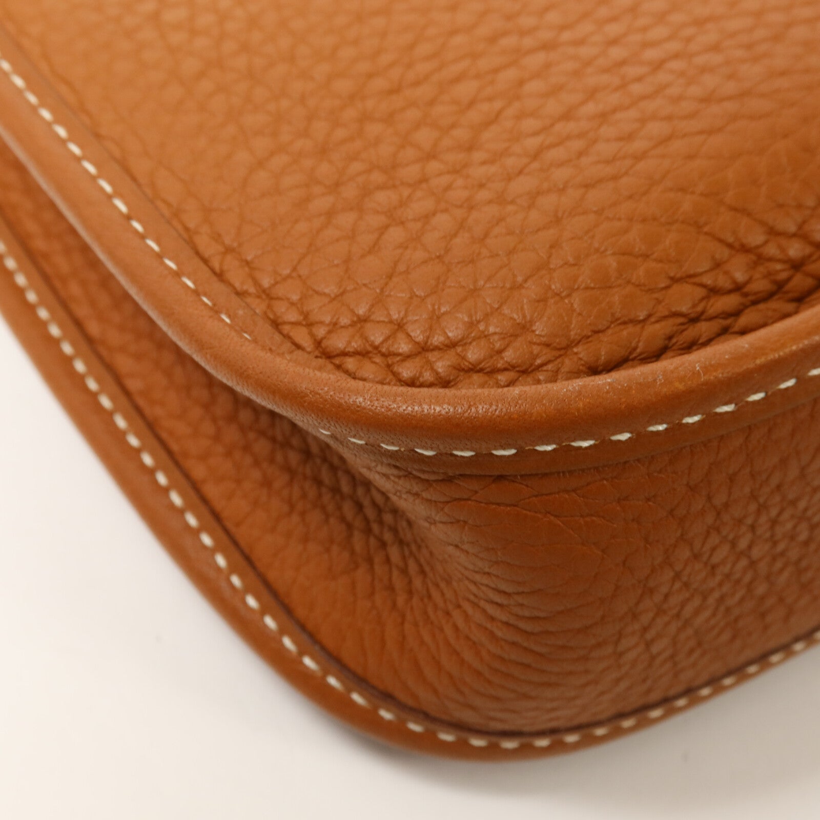 HERMES Clemence皮革Evelyne TPM肩背袋Gold