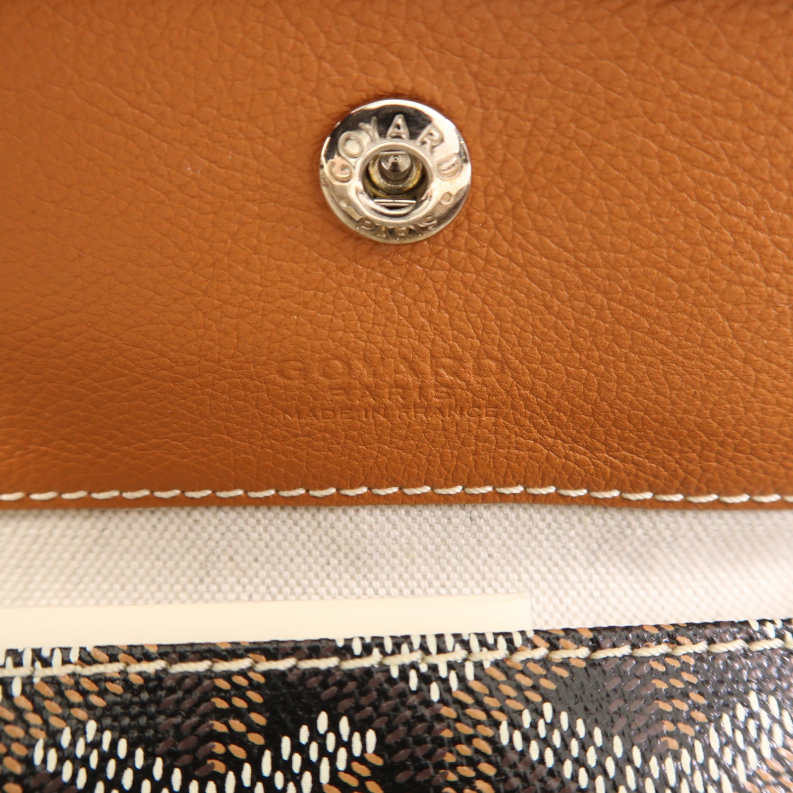 GOYARD 塗層帆布Saint Louis PM銀扣手挽袋