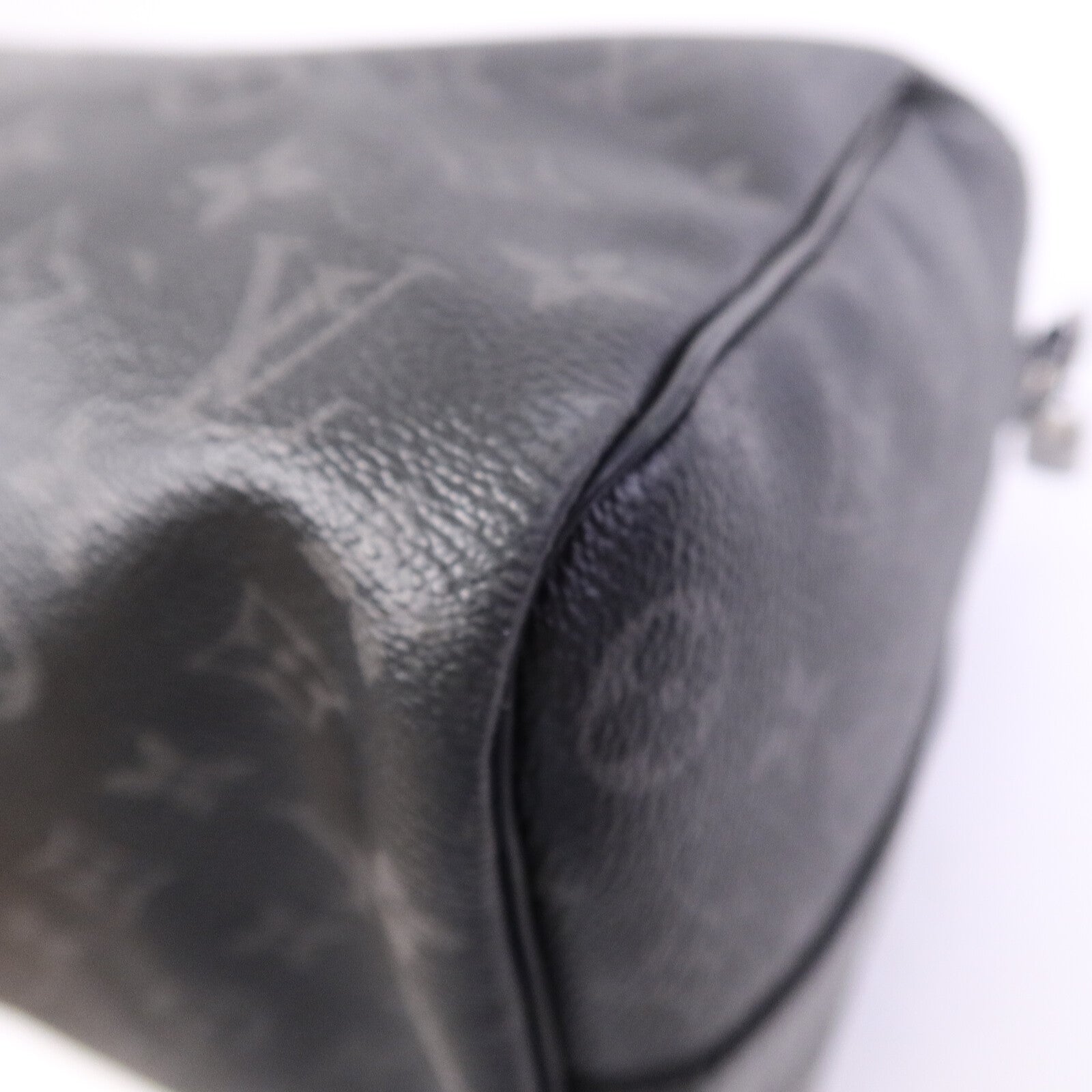 LOUIS VUITTON Monogram Eclipse Keepall 45 Bandoulie手挽肩背兩用袋
