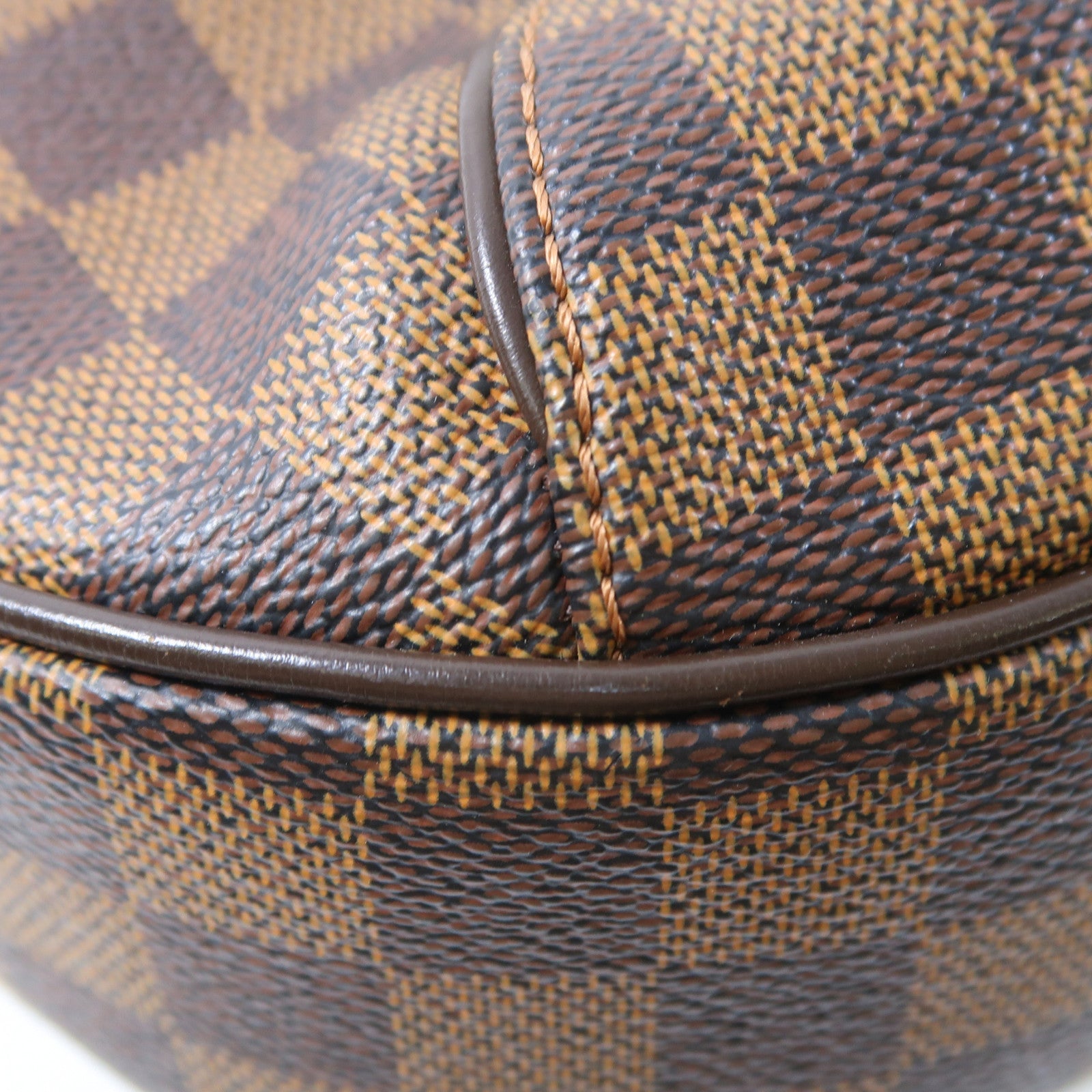 LOUIS VUITTON Damier Ebene Thames PM金扣肩背袋啡色
