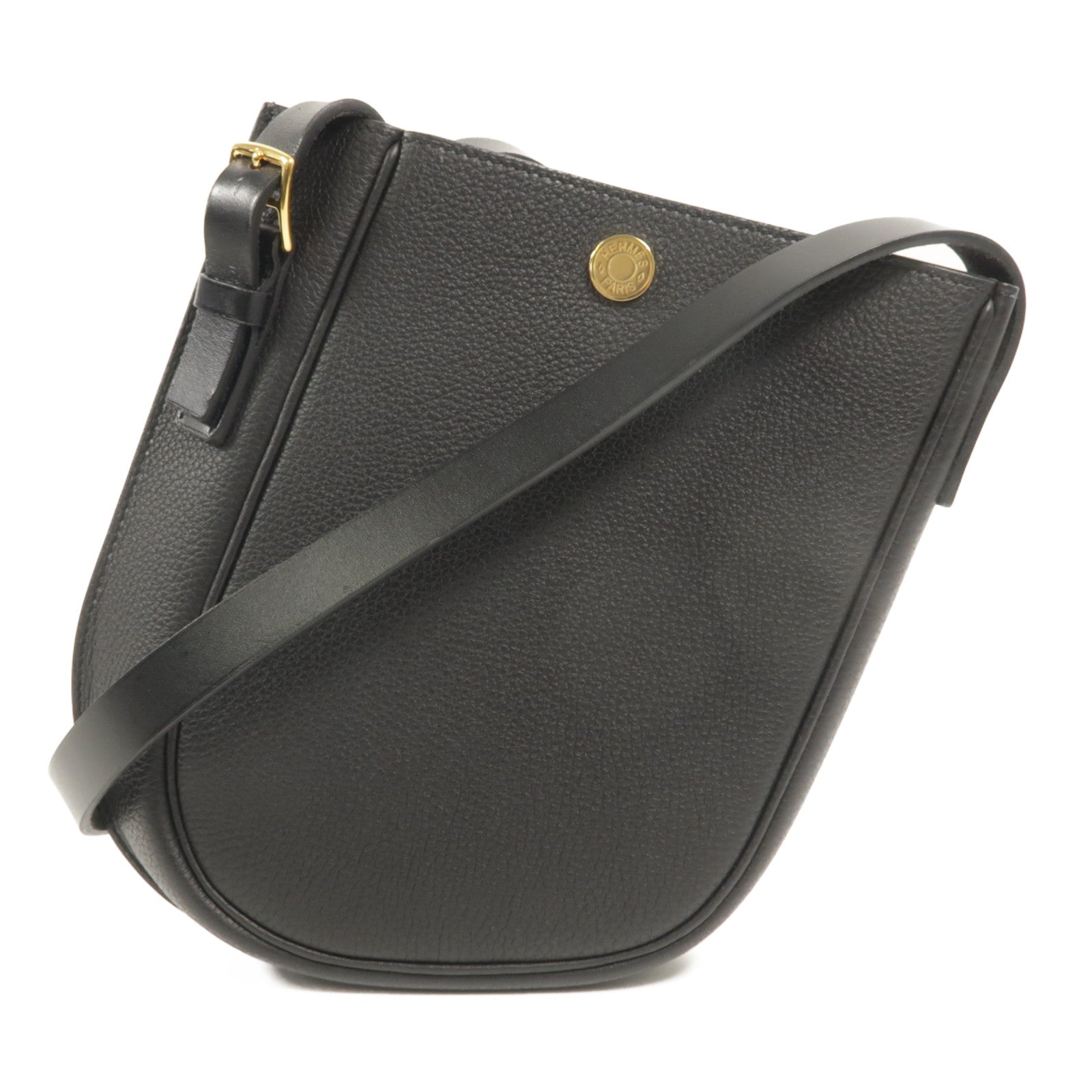 HERMES Togo皮革Perspective Cavaliere 21肩背袋Noir