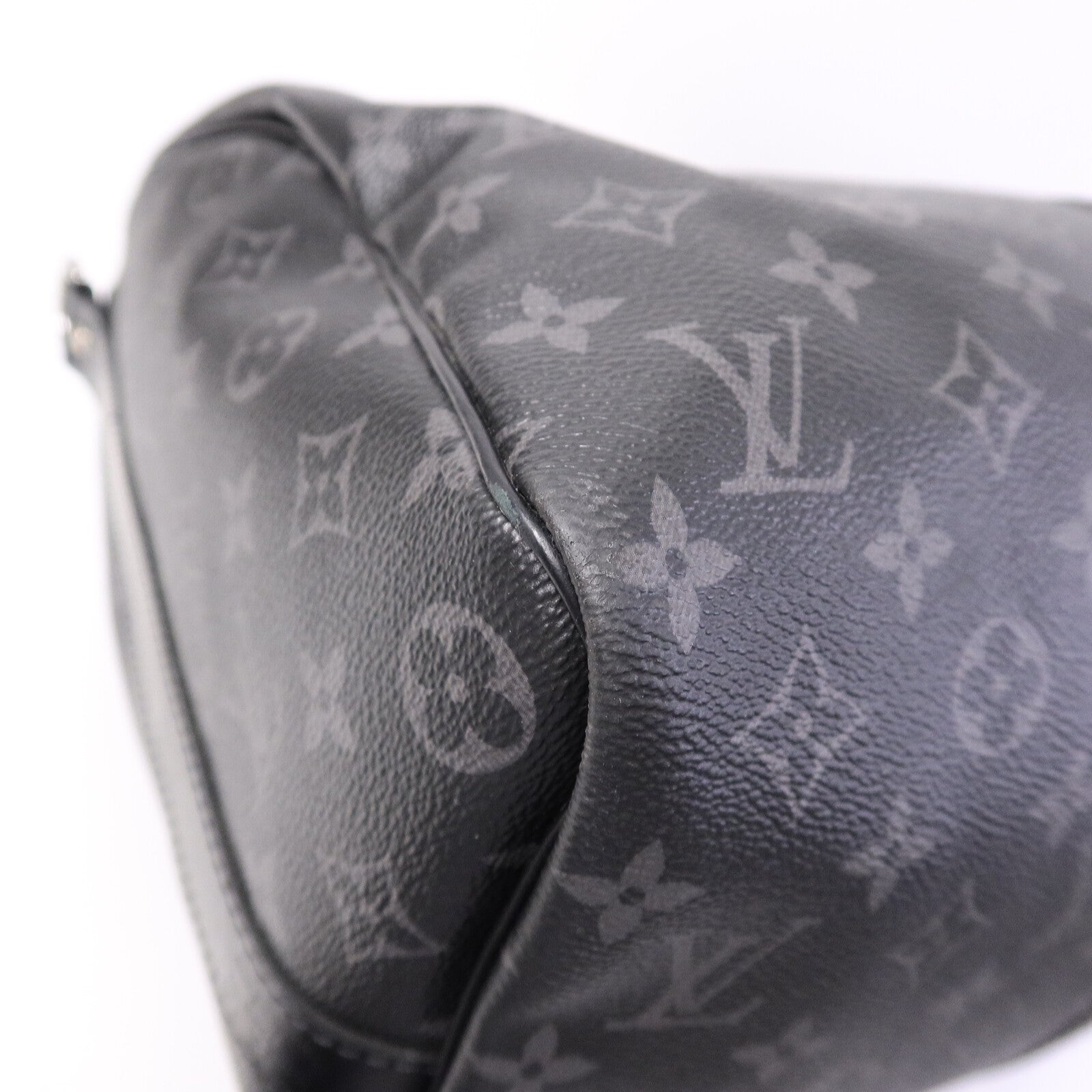 LOUIS VUITTON Monogram Eclipse Keepall 45 Bandoulie手挽肩背兩用袋