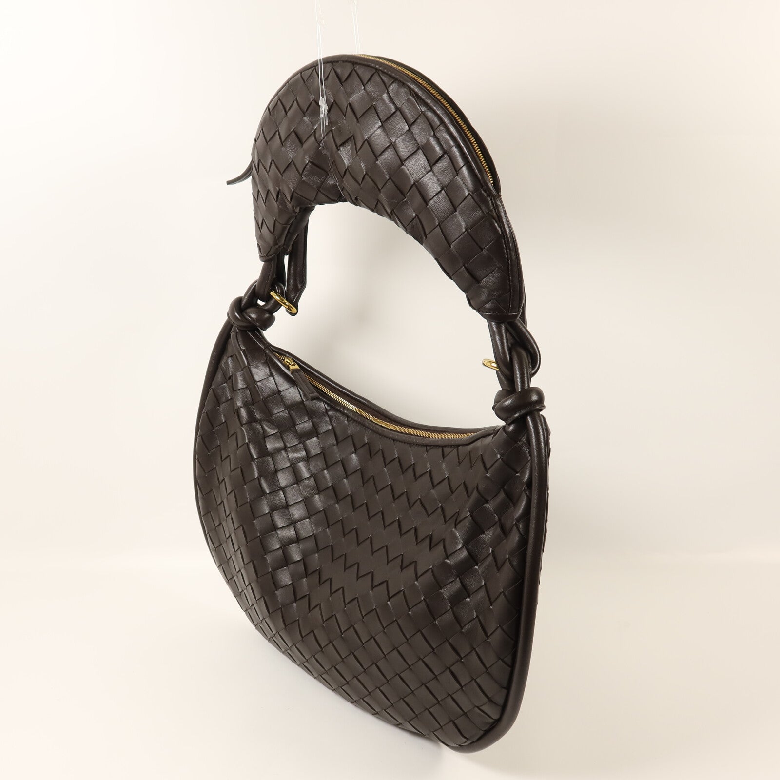BOTTEGA VENETA 羊皮皮革Gemelli金扣肩背袋