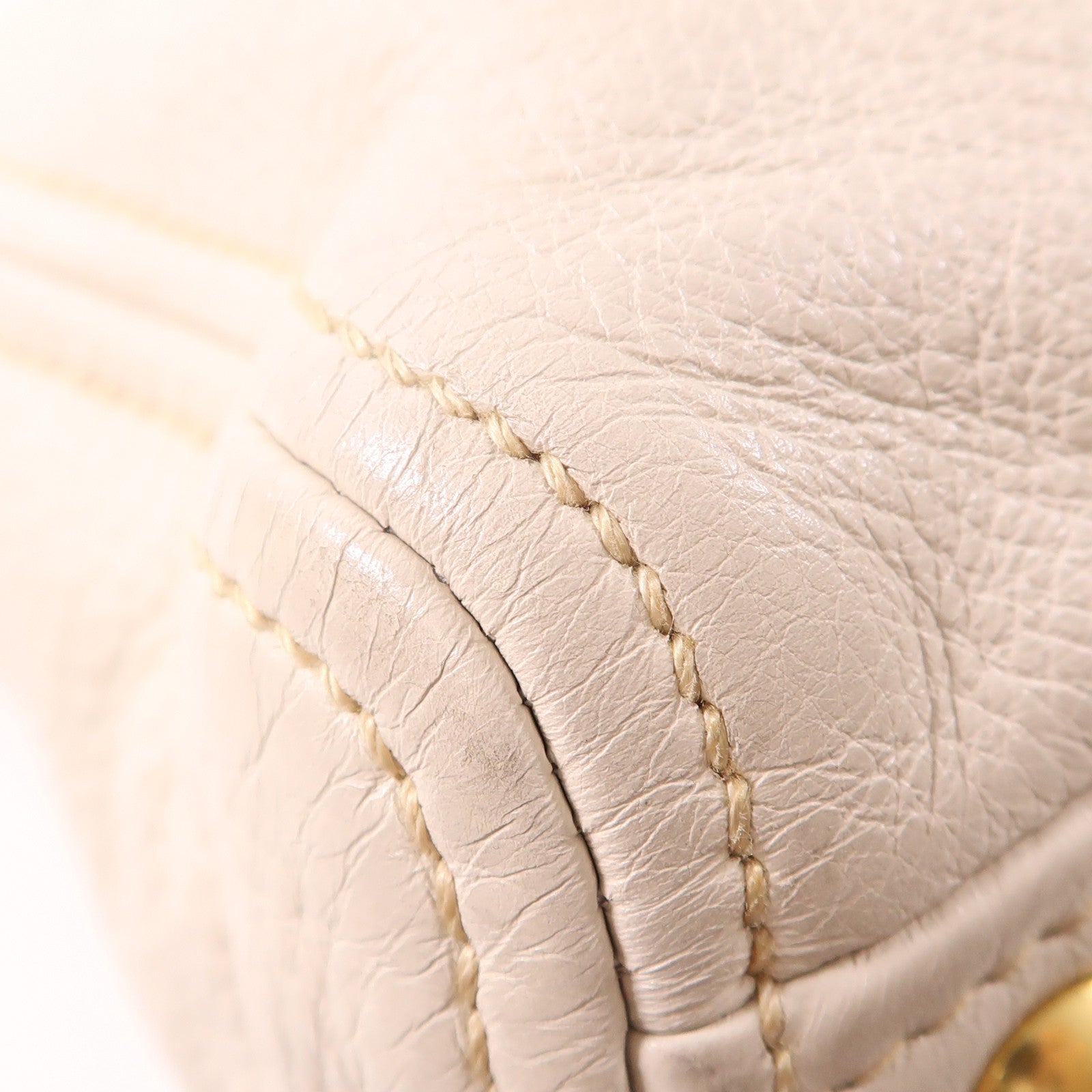 Miu Miu 牛皮皮革2 Way Shoulder金扣手挽肩背兩用袋