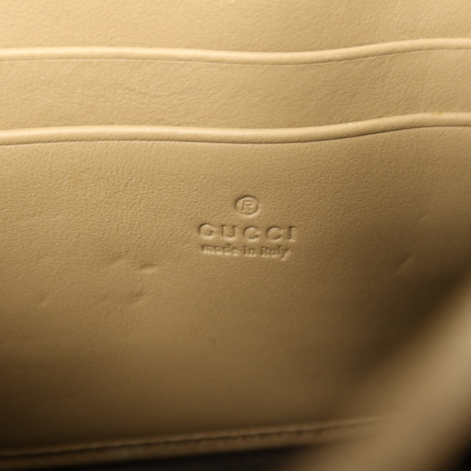 GUCCI 塗層帆布Dionysus GG銀扣鏈帶肩背袋