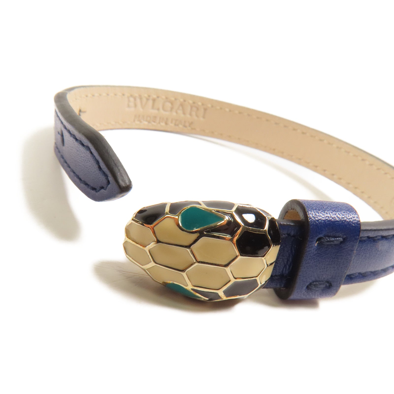 BVLGARI 牛皮皮革Serpenti Forever Bracelet手鏈
