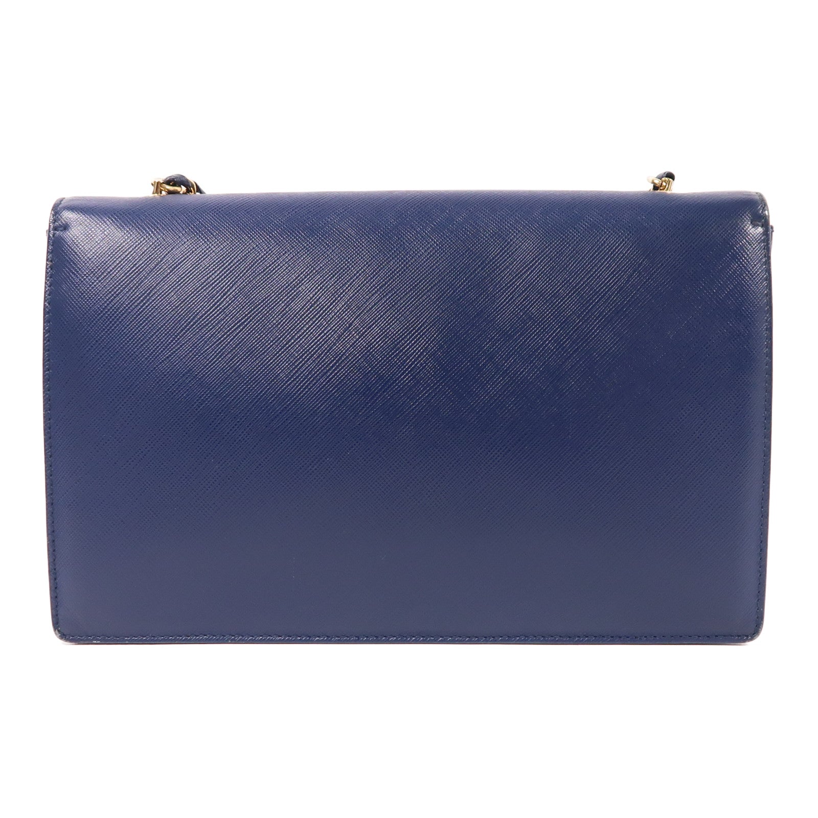 Salvatore Ferragamo 牛皮皮革Chain Shoulder金扣鏈帶肩背袋