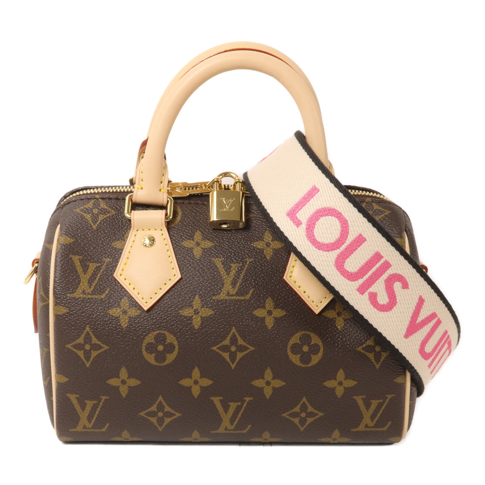 LOUIS VUITTON Monogram Speedy Bandouliere 20手挽肩背兩用袋