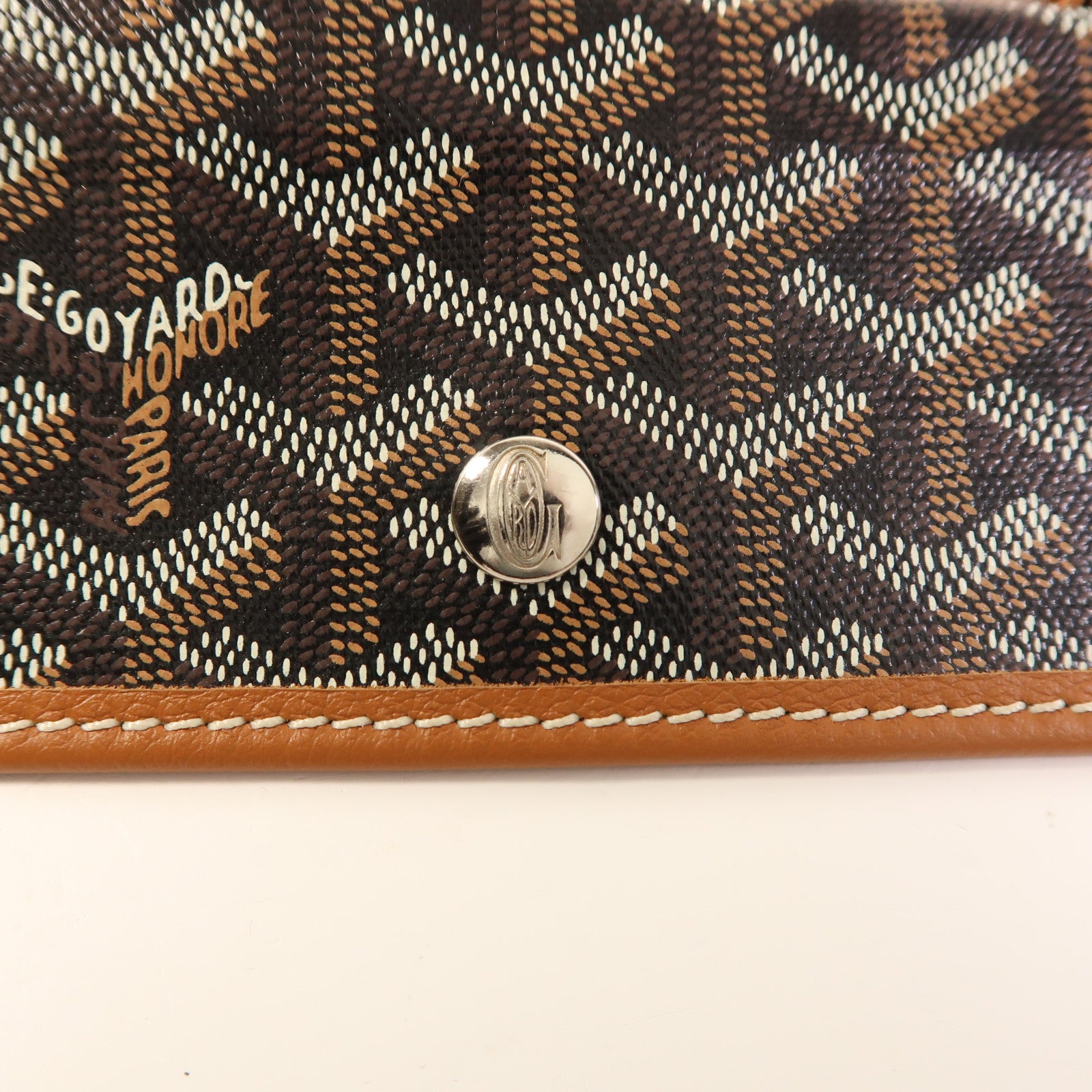 GOYARD 塗層帆布Saint Louis PM銀扣手挽袋