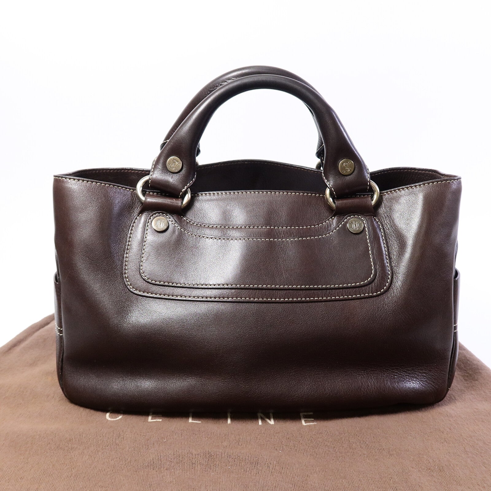 CELINE 牛皮皮革Boogie HandBag手挽袋