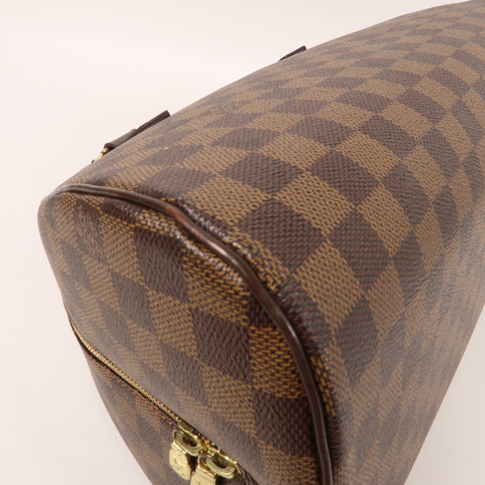 LOUIS VUITTON Damier Ribera MM金扣手挽袋
