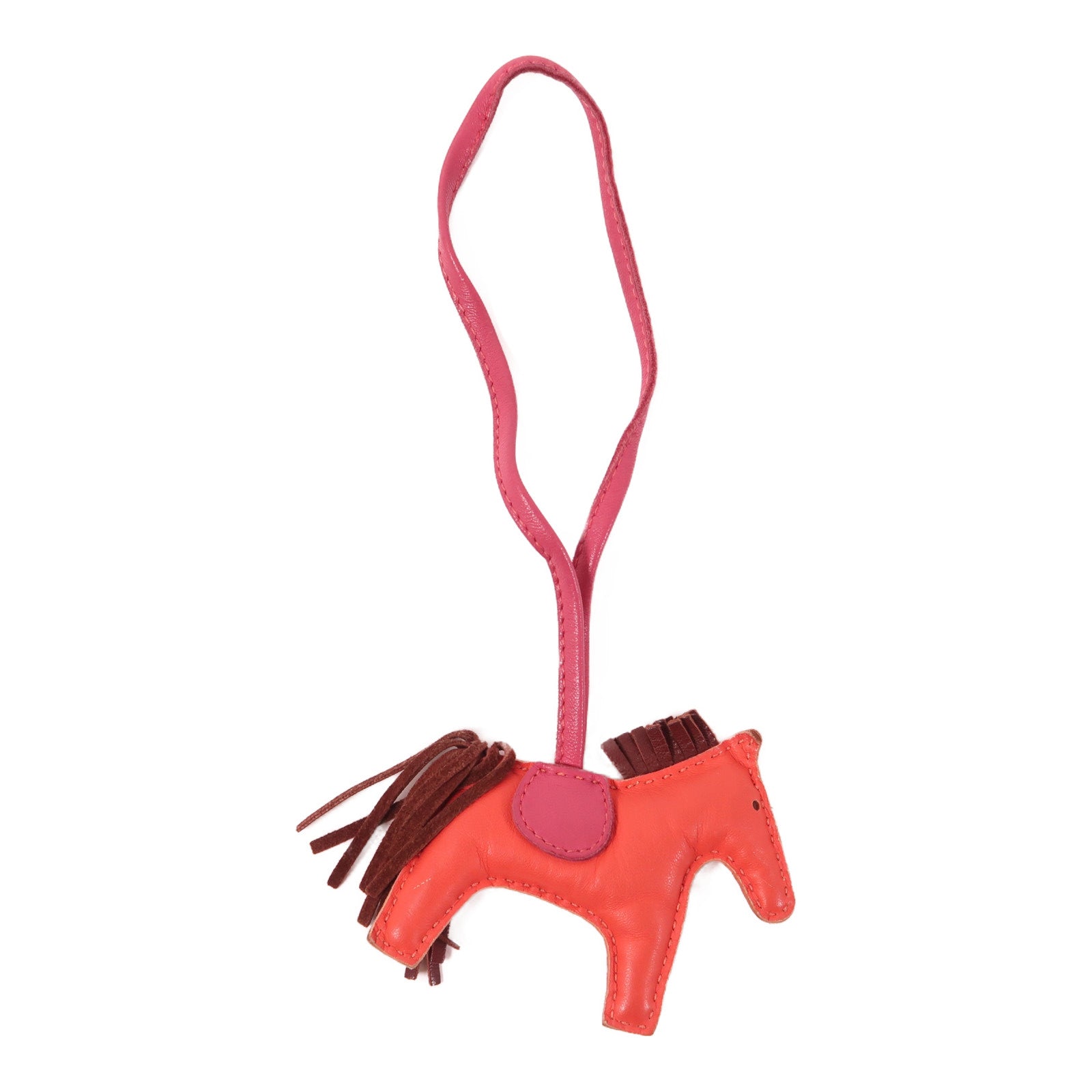 HERMES Milo皮革Rodeo PM掛飾