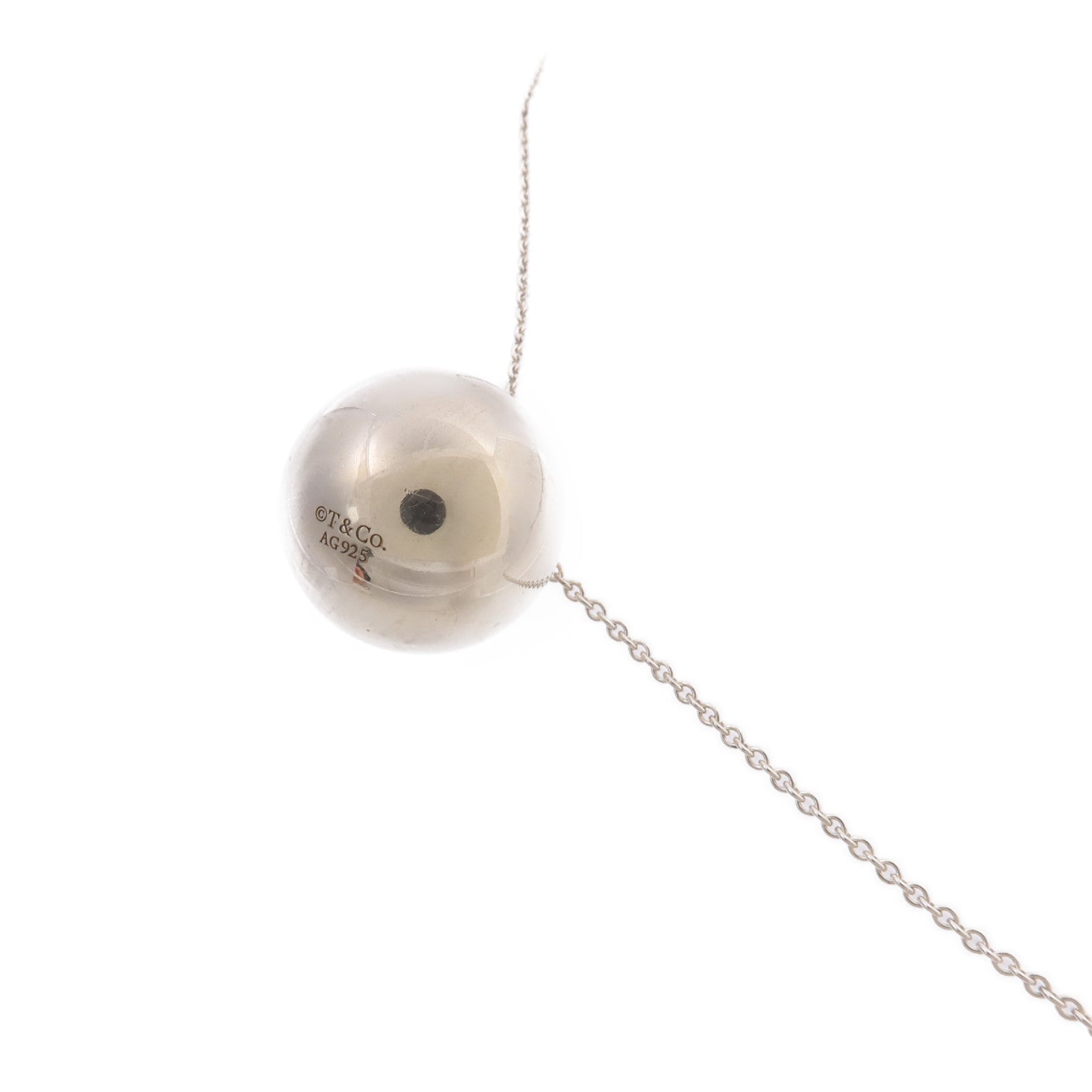 TIFFANY＆CO 925純銀Hardwear Ball Necklace項鍊