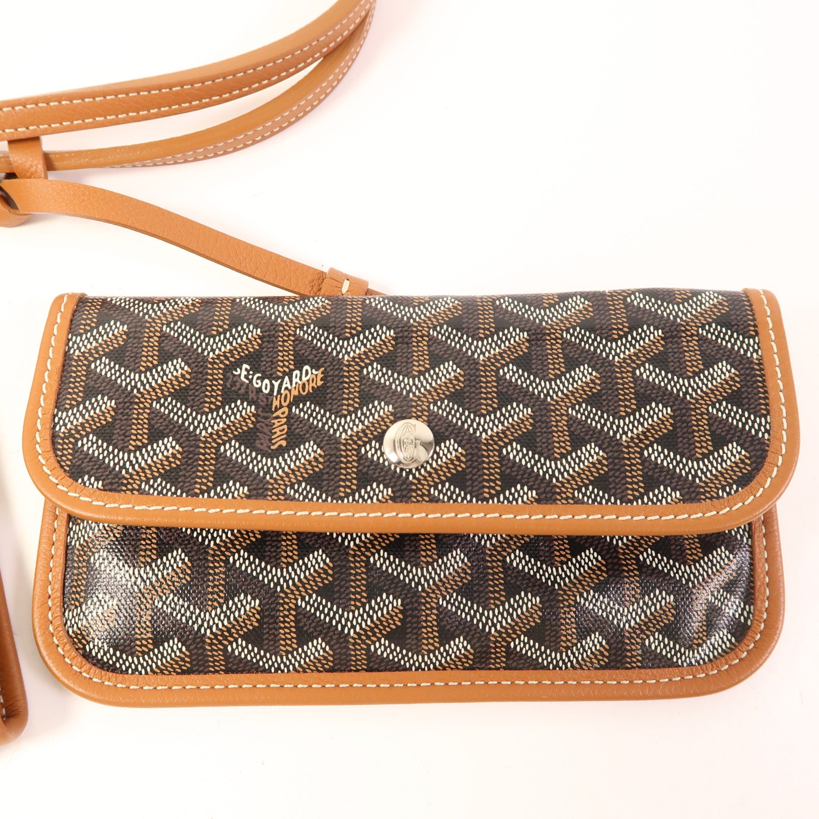 GOYARD 塗層帆布Saint Louis PM銀扣手挽袋