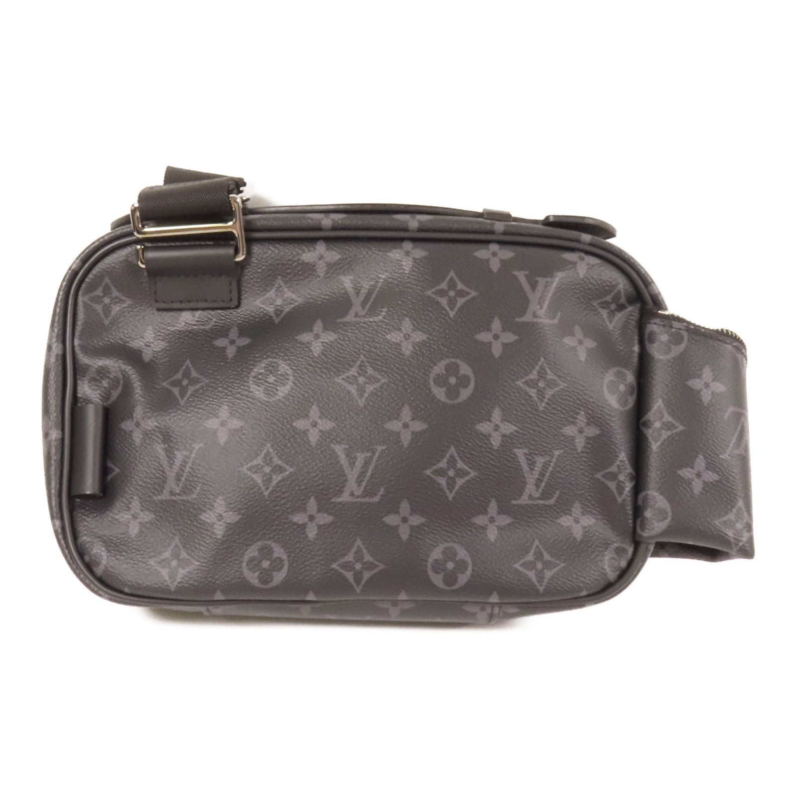 LOUIS VUITTON Monogram Eclipse Bum Bag銀扣手挽肩背兩用袋
