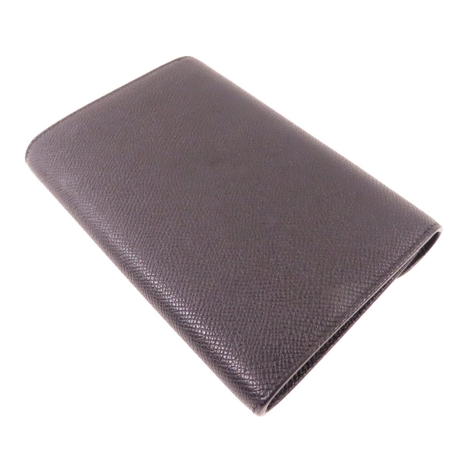 CELINE 牛皮皮革Trotteur Wallet銀扣錢包黑色