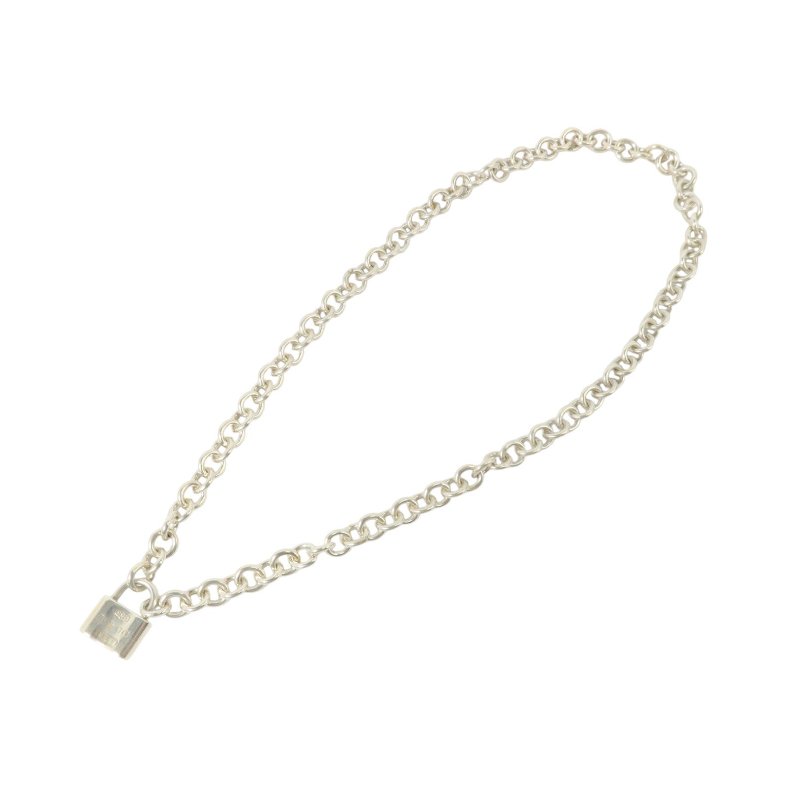TIFFANY＆CO 925純銀1837 Lock Necklace項鍊