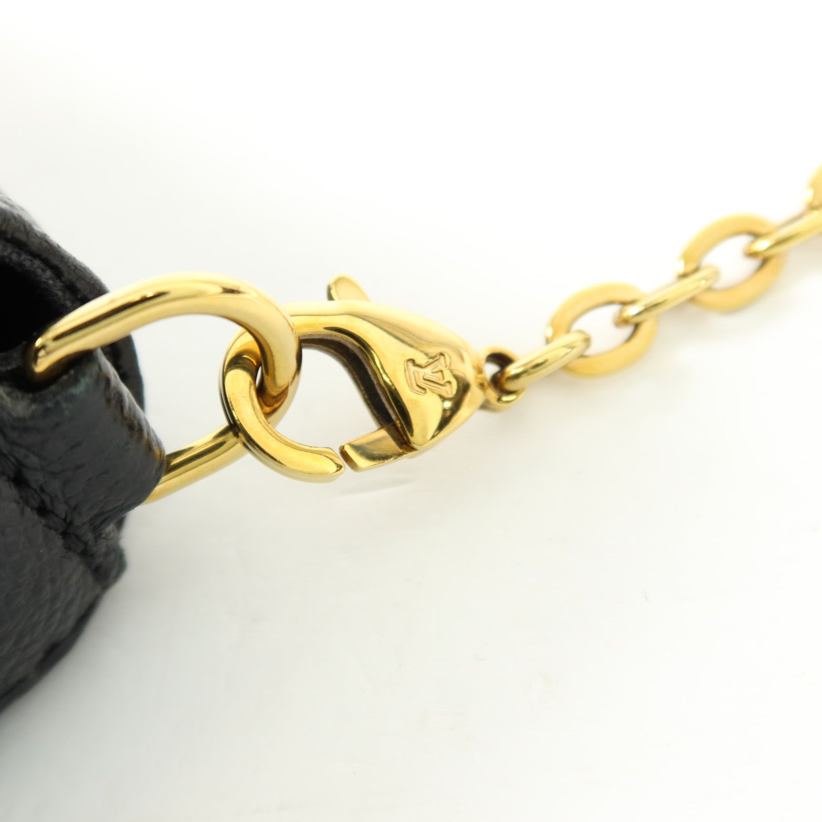 LOUIS VUITTON Monogram Empreinte Felicie Pochette 金扣鏈帶肩背袋