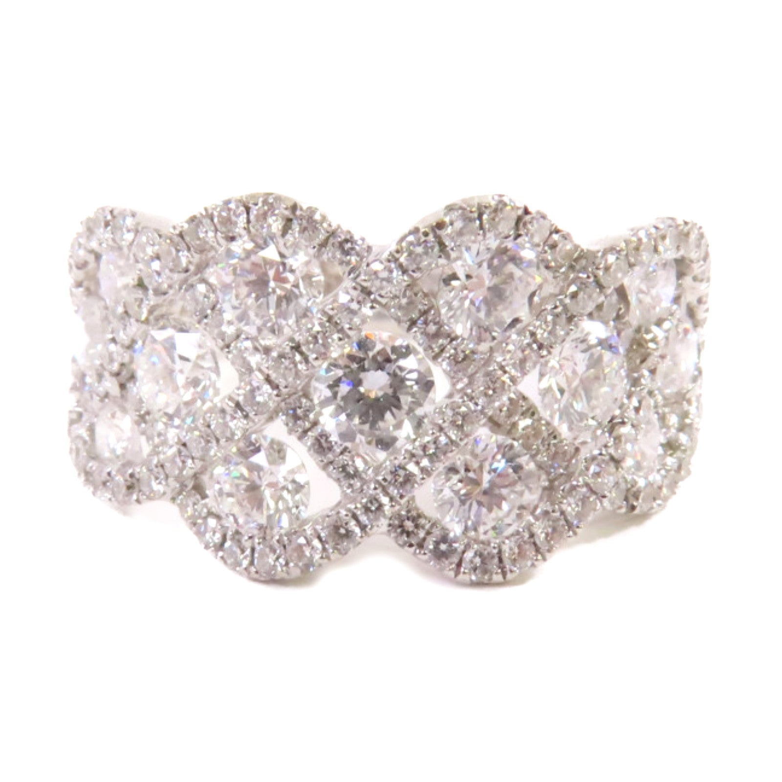 JEWELRY 18K白金/1.82ct鑽石Diamond Ring戒指US#5.5