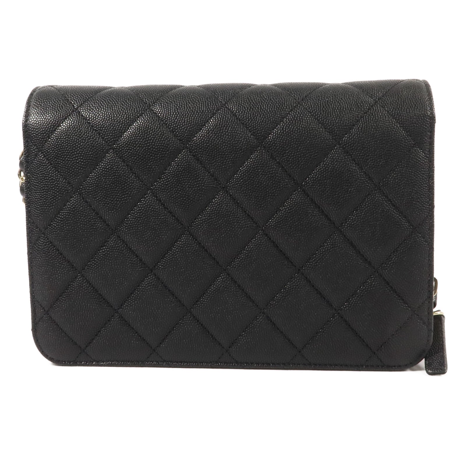 CHANEL 牛皮皮革Chain Shoulder鏈帶肩背袋
