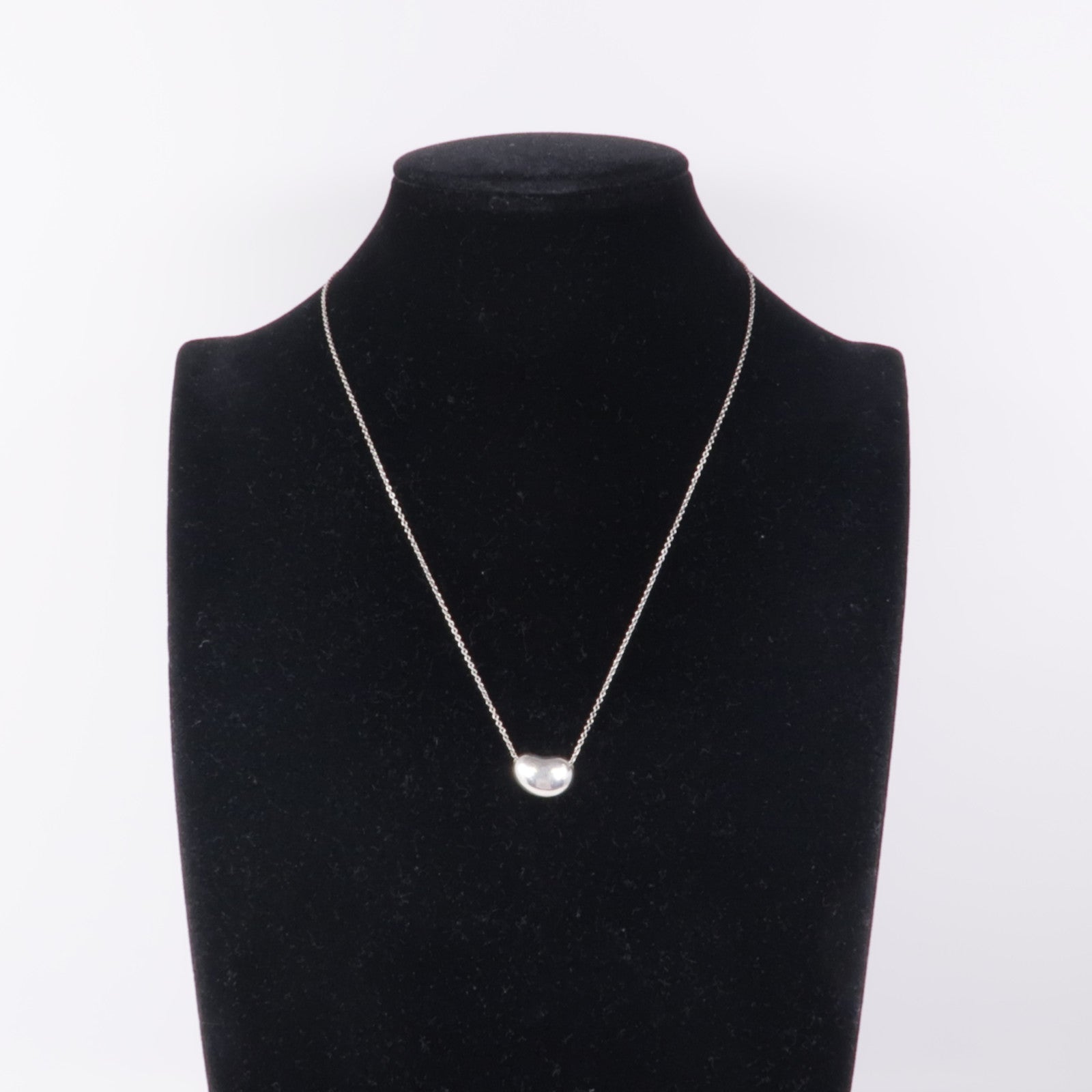 TIFFANY＆CO 925純銀Bean Necklace項鍊
