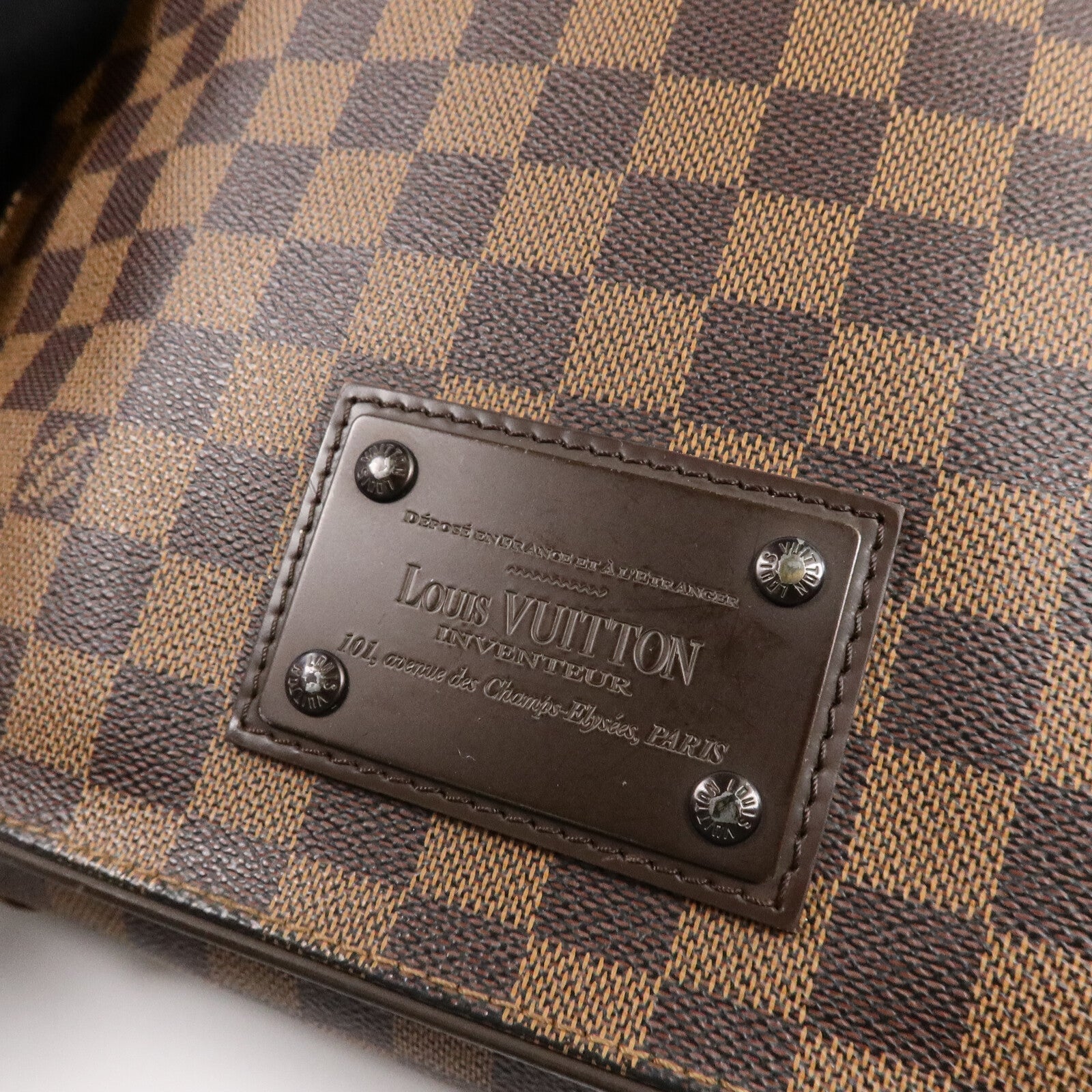 LOUIS VUITTON Damier Brooklyn MM肩背袋
