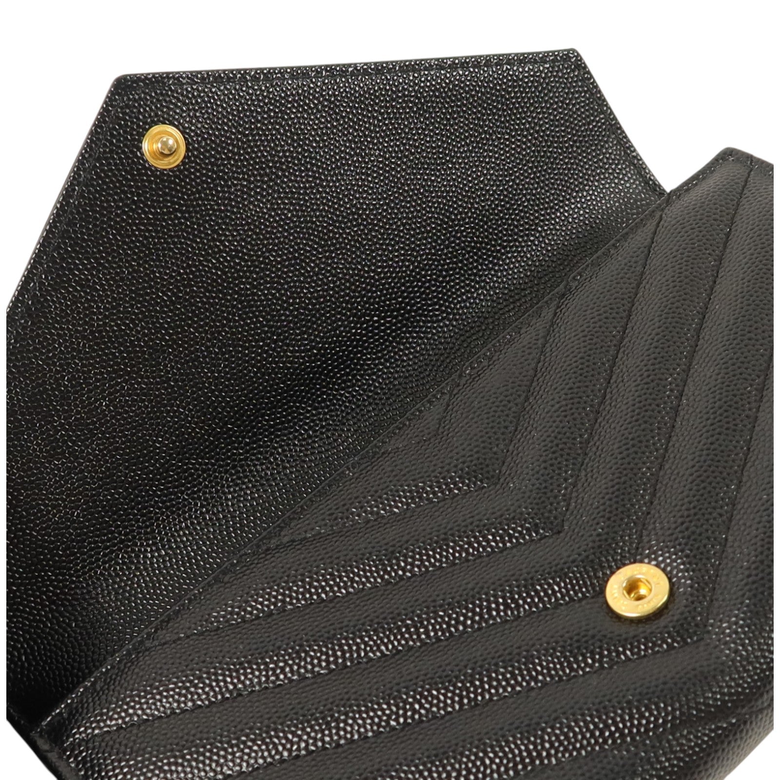 SAINT LAURENT 牛皮Cassandre Matelasse Long Wallet金扣長錢包
