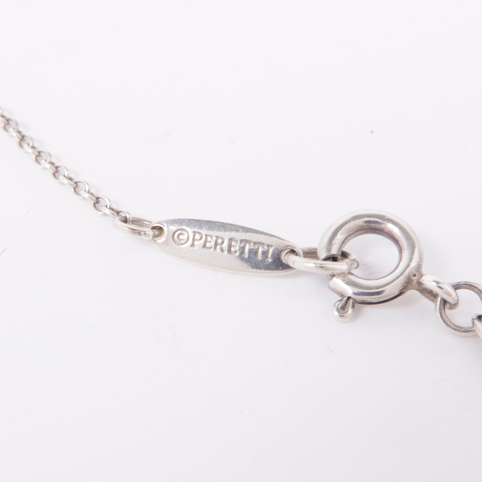 TIFFANY＆CO 925純銀Bean Necklace項鍊