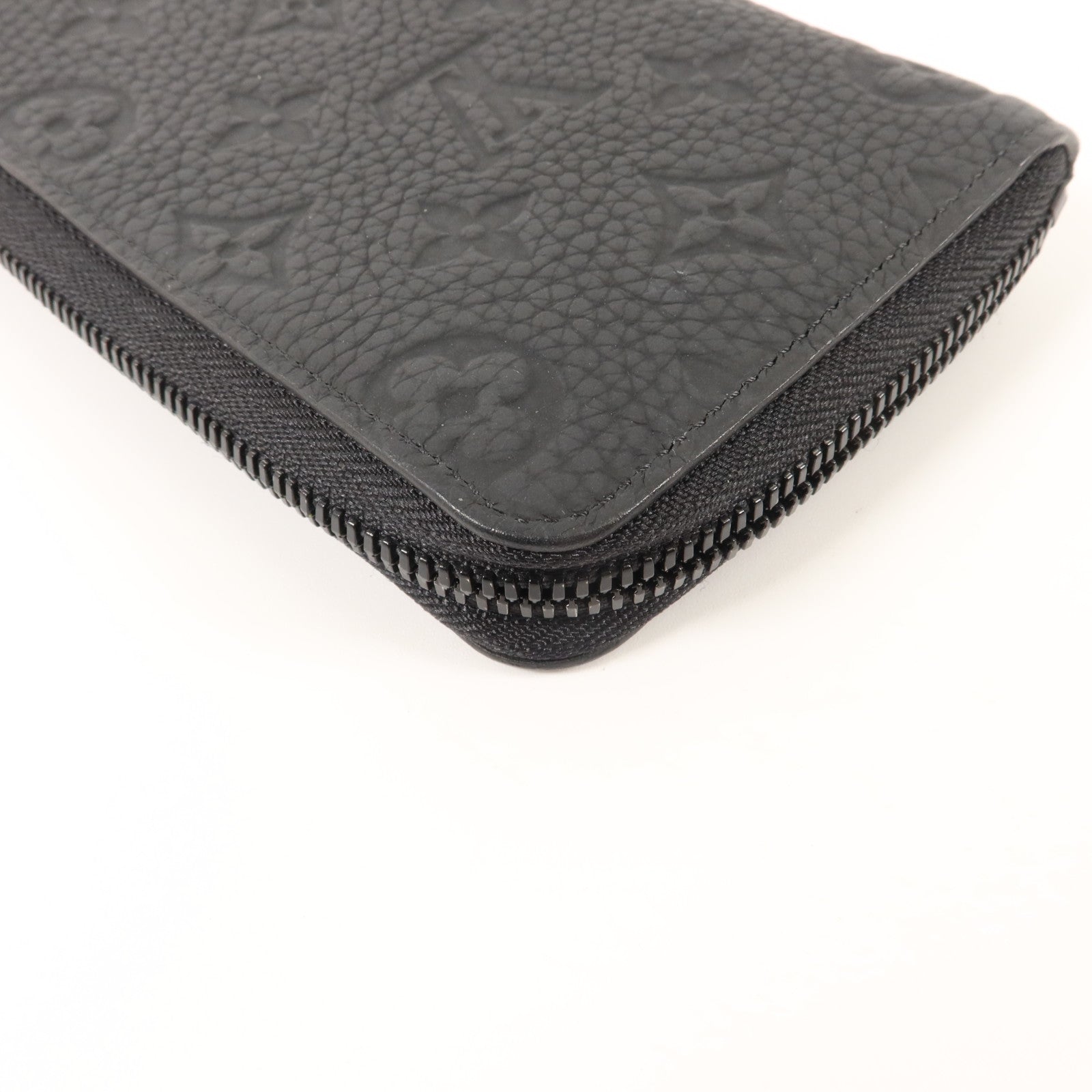 LOUIS VUITTON Monogram Taurillon Zippy Vertical Wallet長錢包