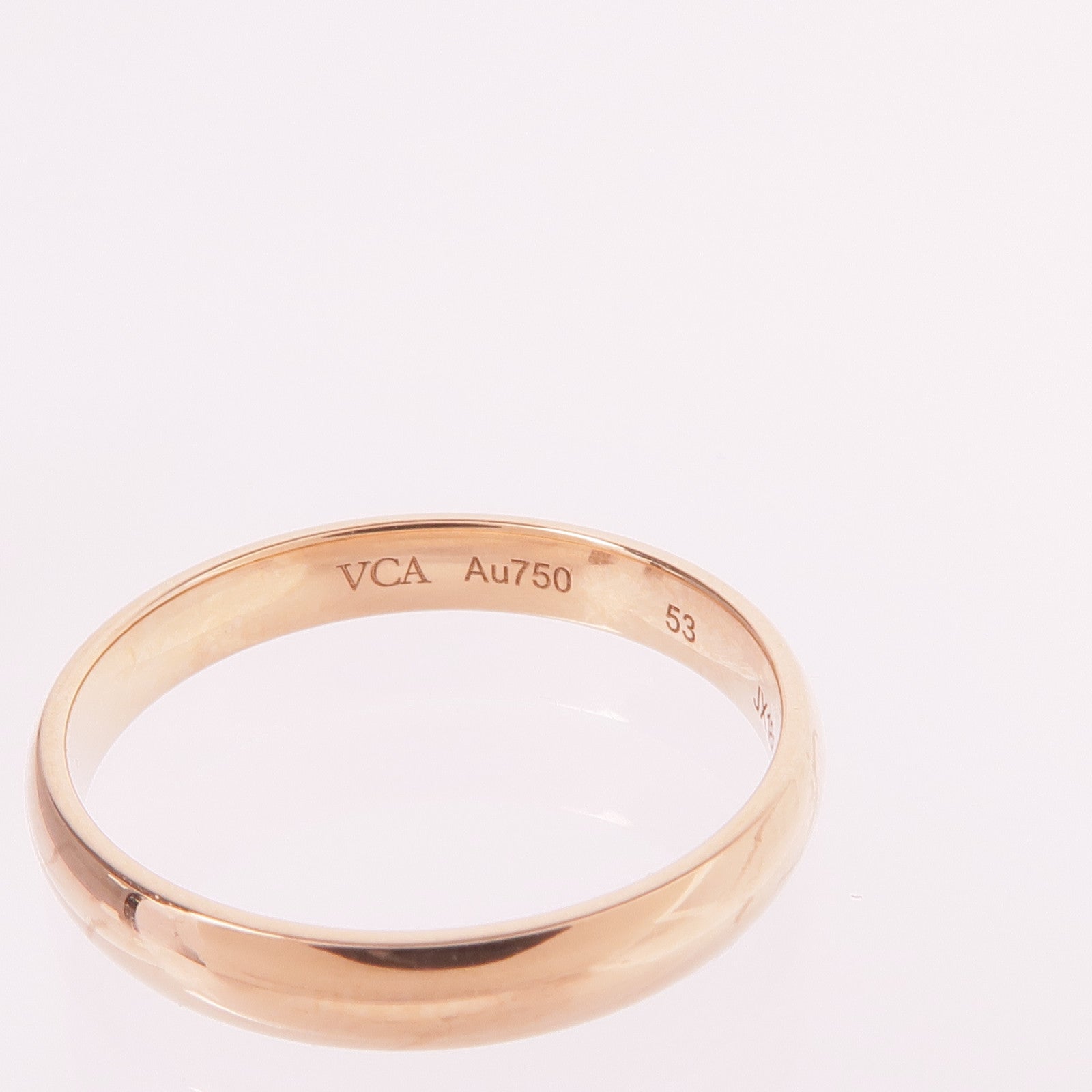 Van Cleef & Arpels 18K玫瑰金Ring戒指VCA#53/US#6.5