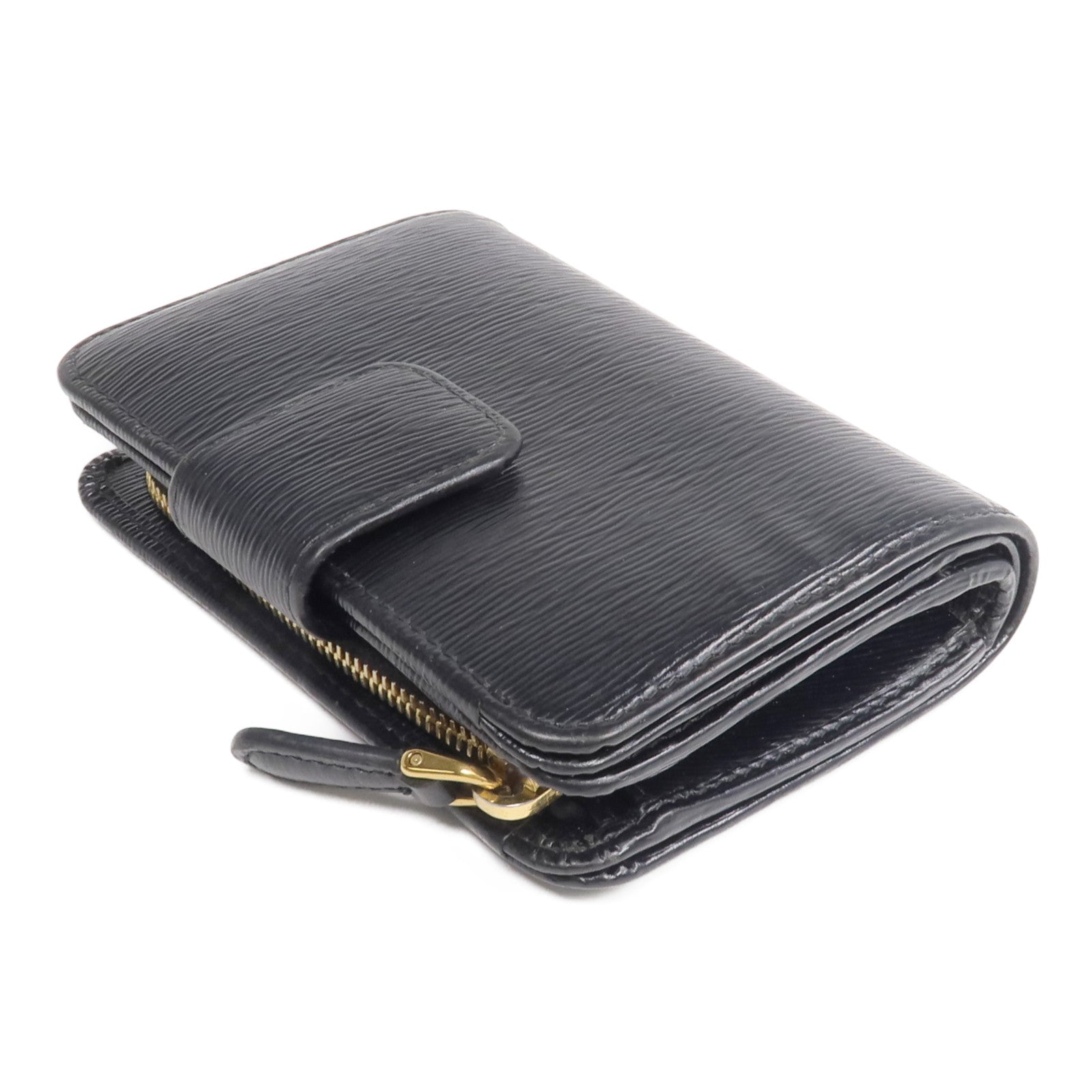 PRADA 牛皮皮革Wallet金扣錢包